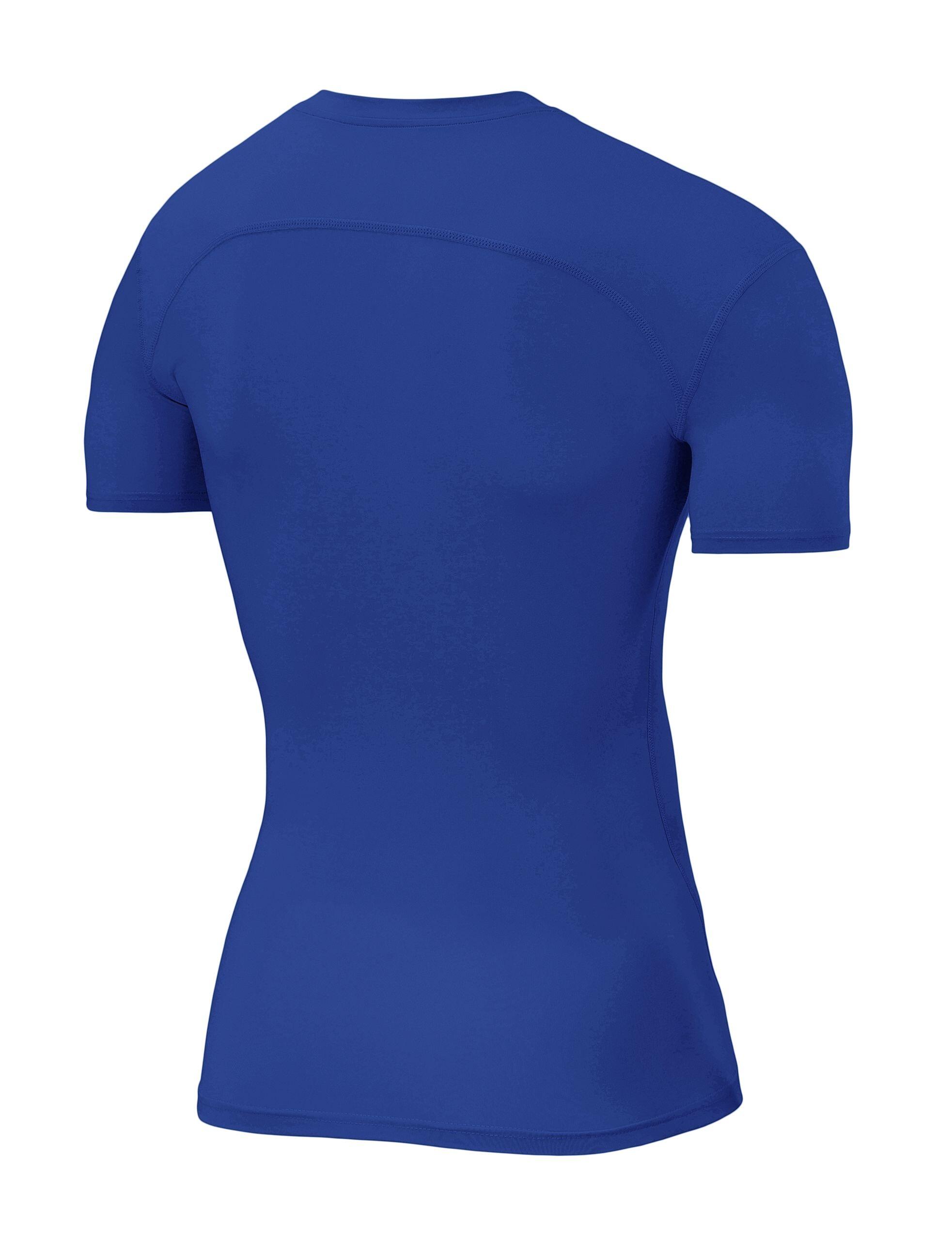 Men's Performance Base Layer Compression T-shirt - Dazzling Blue 3/4