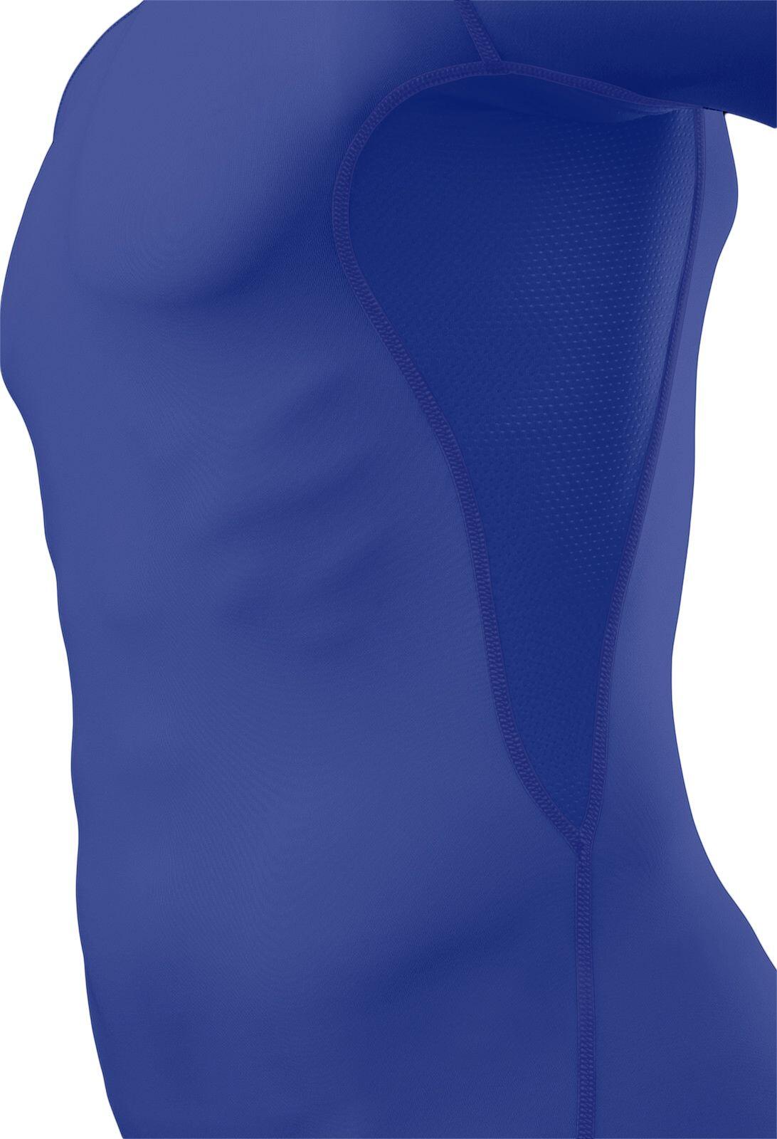 Men's HyperFusion Breathable Base Layer Compression T-shirt - Dazzling Blue 5/5