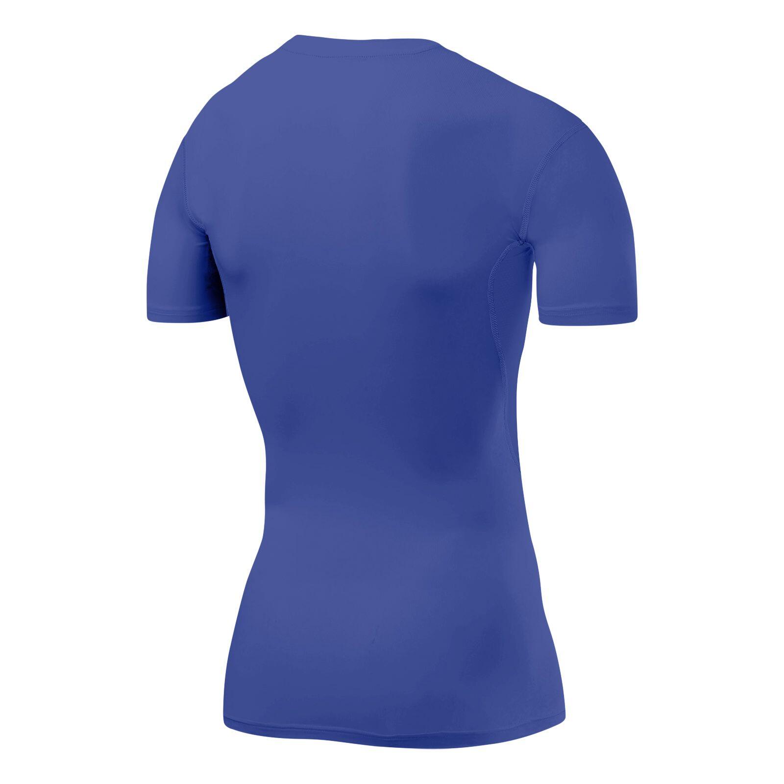 Men's HyperFusion Breathable Base Layer Compression T-shirt - Dazzling Blue 3/5