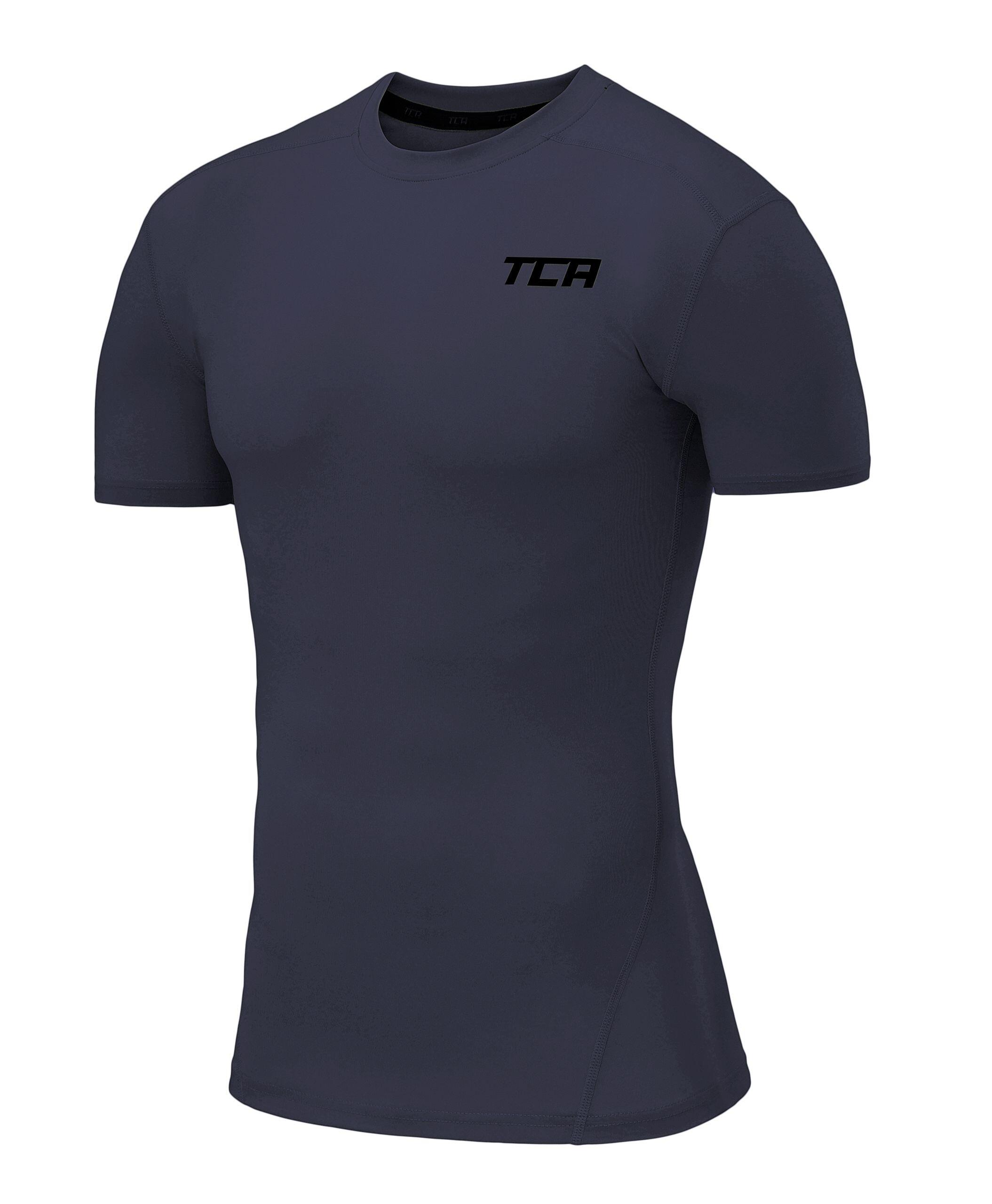 TCA Boys' Performance Base Layer Compression T-shirt - Graphite