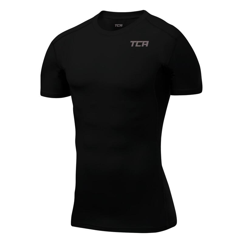 Heren hyperfusie baselayer korte mouw crew nek top