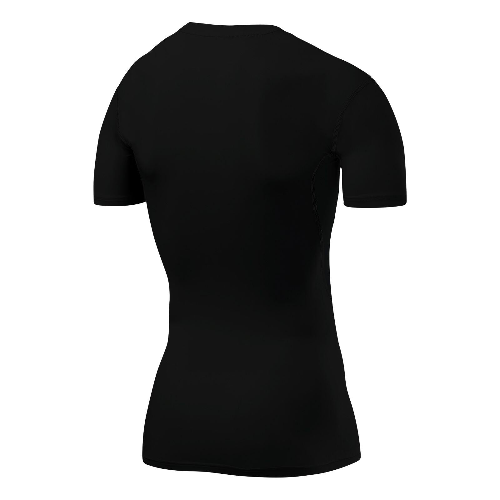 Men's HyperFusion Breathable Base Layer Compression T-shirt - Black 3/5