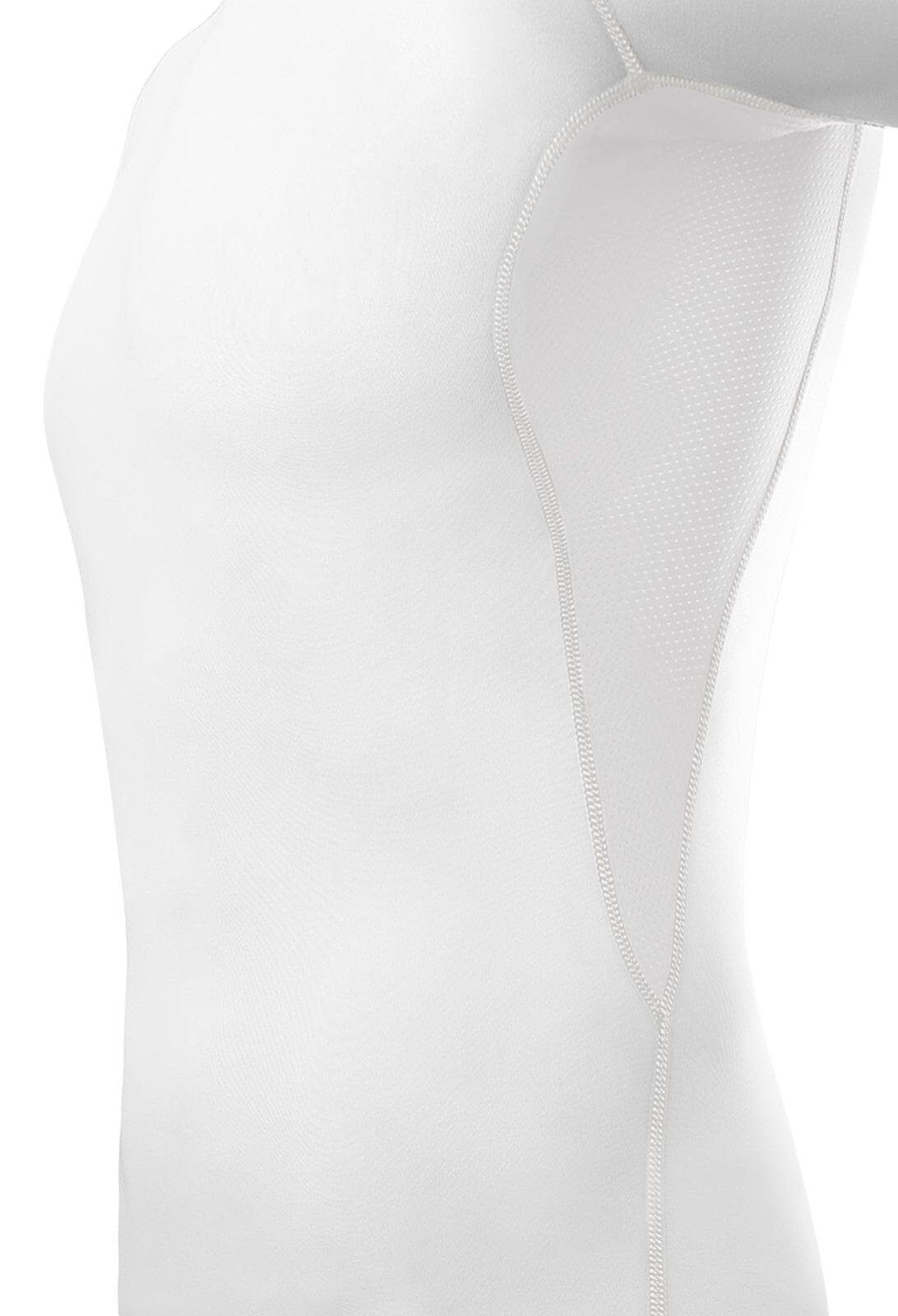 Boys' HyperFusion Breathable Base Layer Compression T-shirt - White 5/5