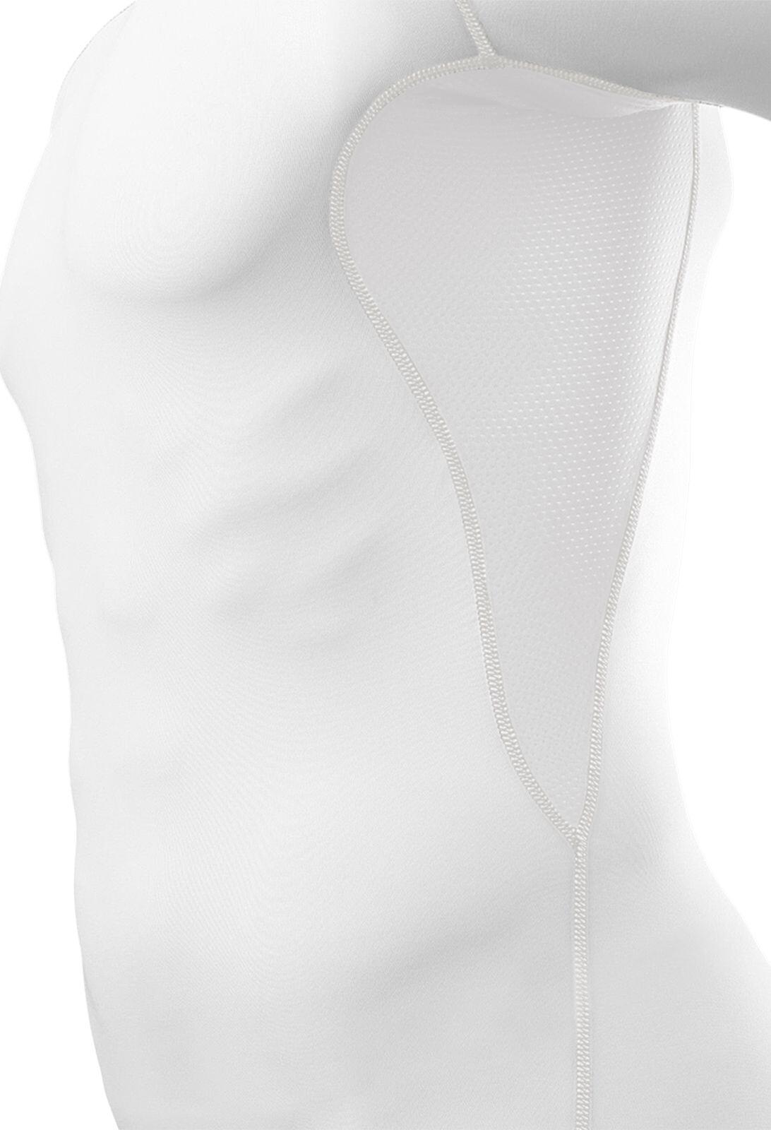 Men's HyperFusion Breathable Base Layer Compression T-shirt - White 5/5