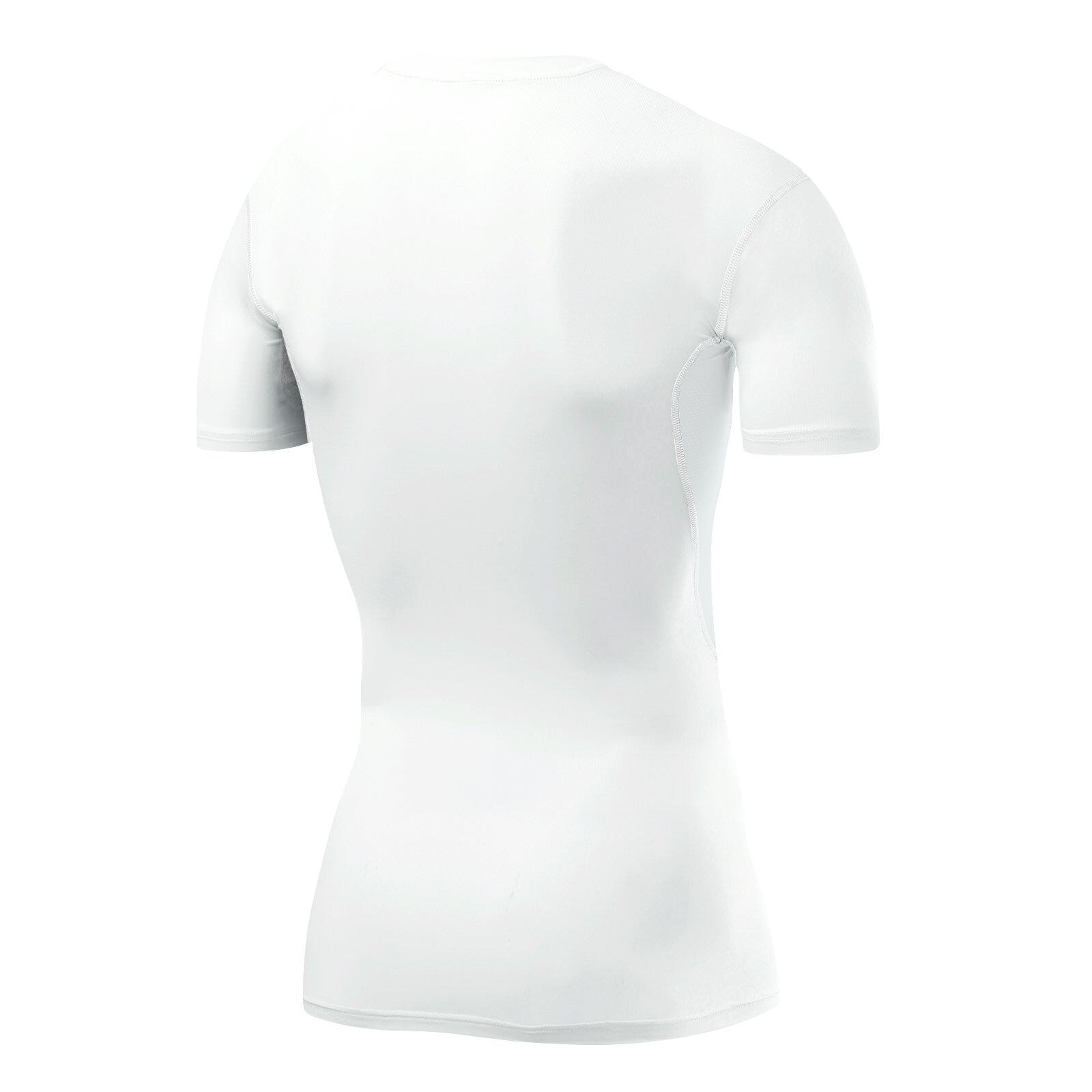 Men's HyperFusion Breathable Base Layer Compression T-shirt - White 3/5