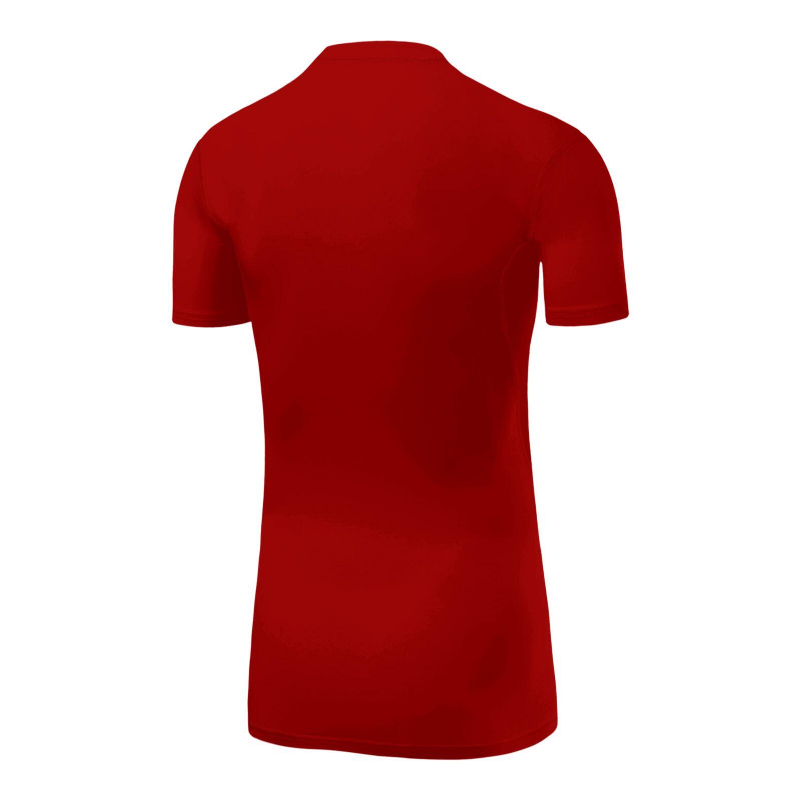 Boys' HyperFusion Breathable Base Layer Compression T-shirt - High Risk Red 3/5