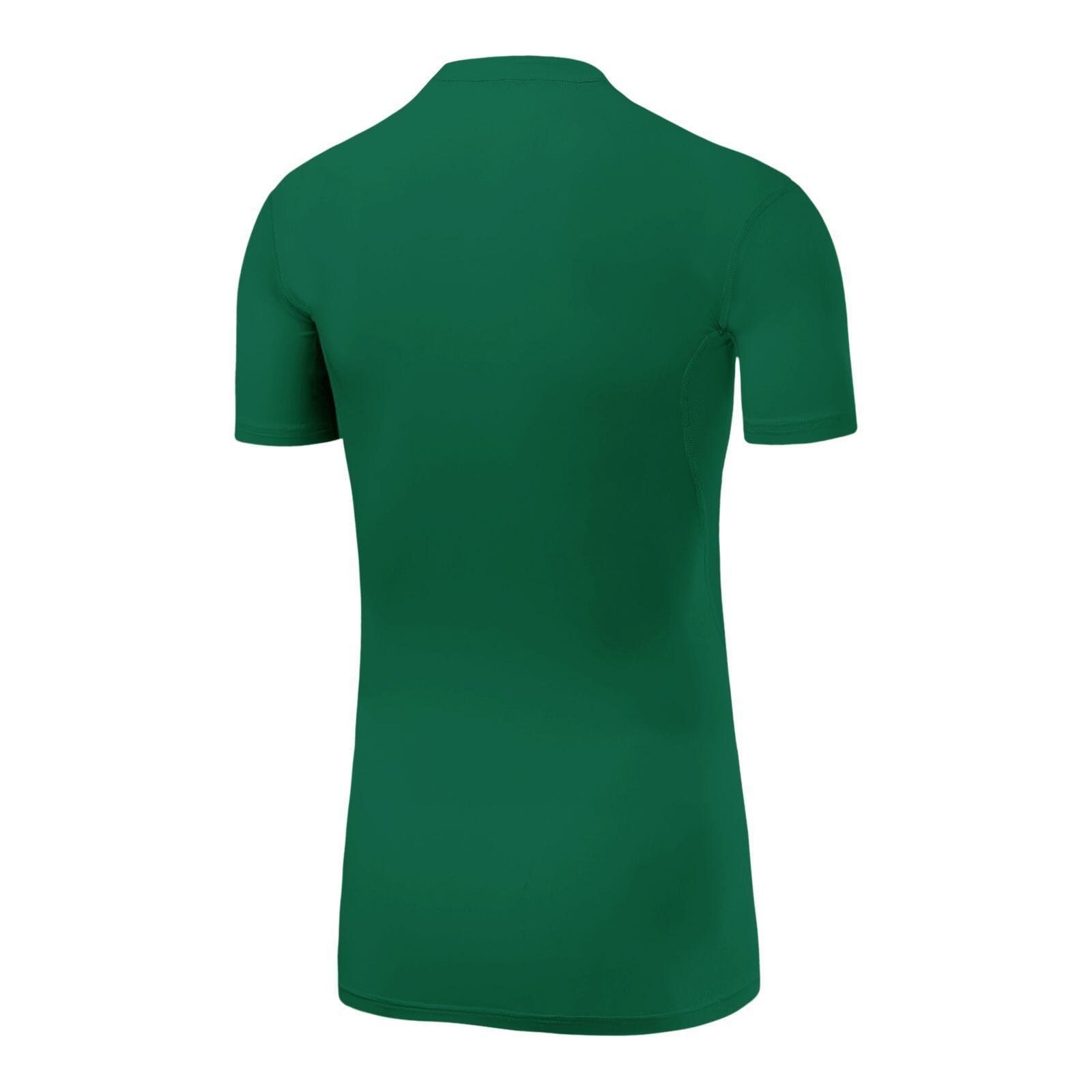 Boys' HyperFusion Breathable Base Layer Compression T-shirt - Cadmium Green 3/5