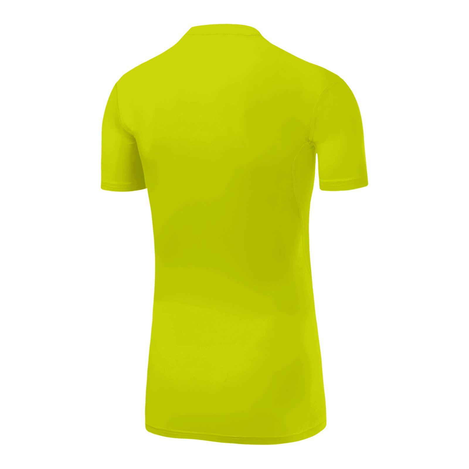 Boys' HyperFusion Breathable Base Layer Compression T-shirt - Lime Punch 3/5