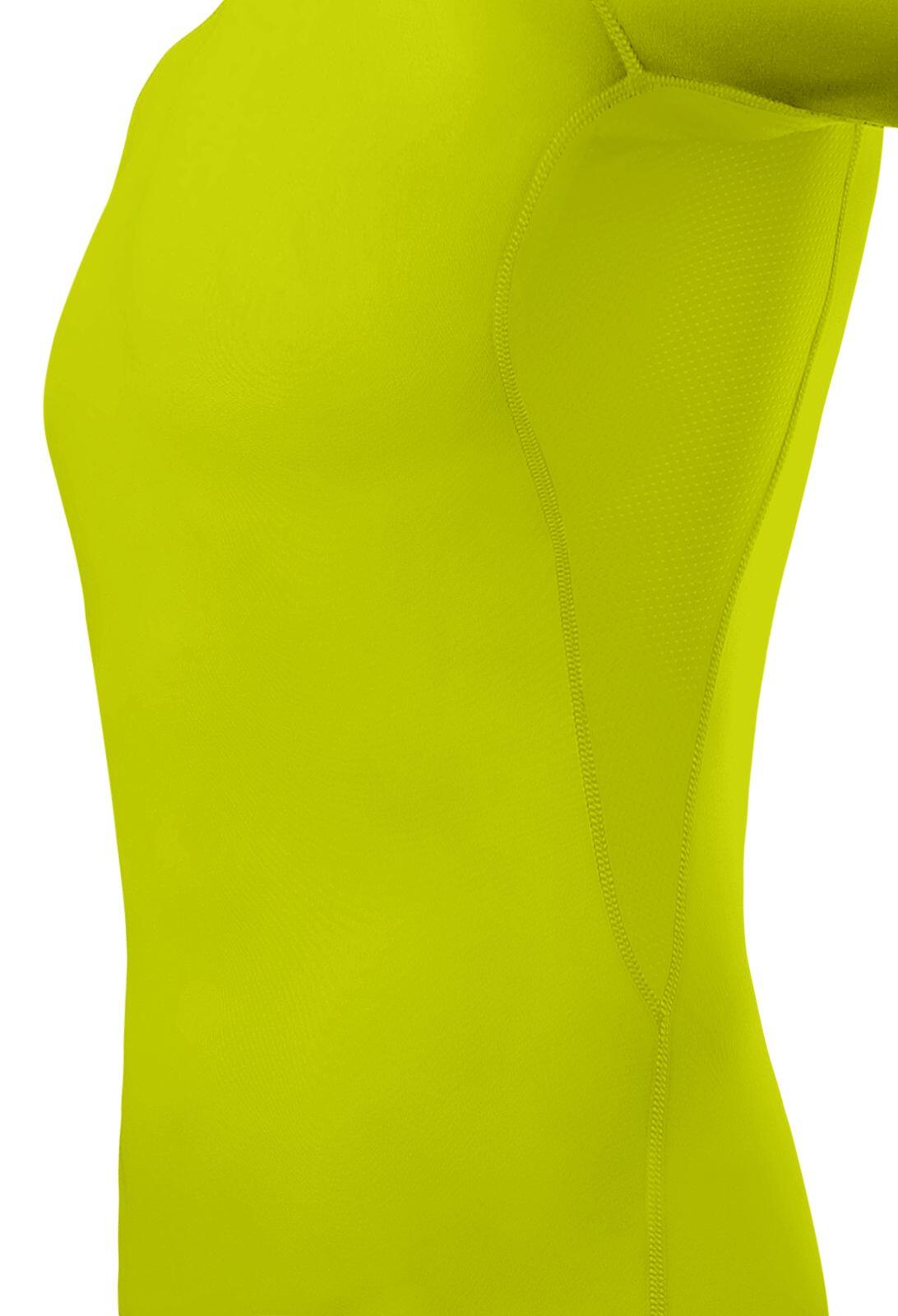 Boys' HyperFusion Breathable Base Layer Compression T-shirt - Lime Punch 5/5