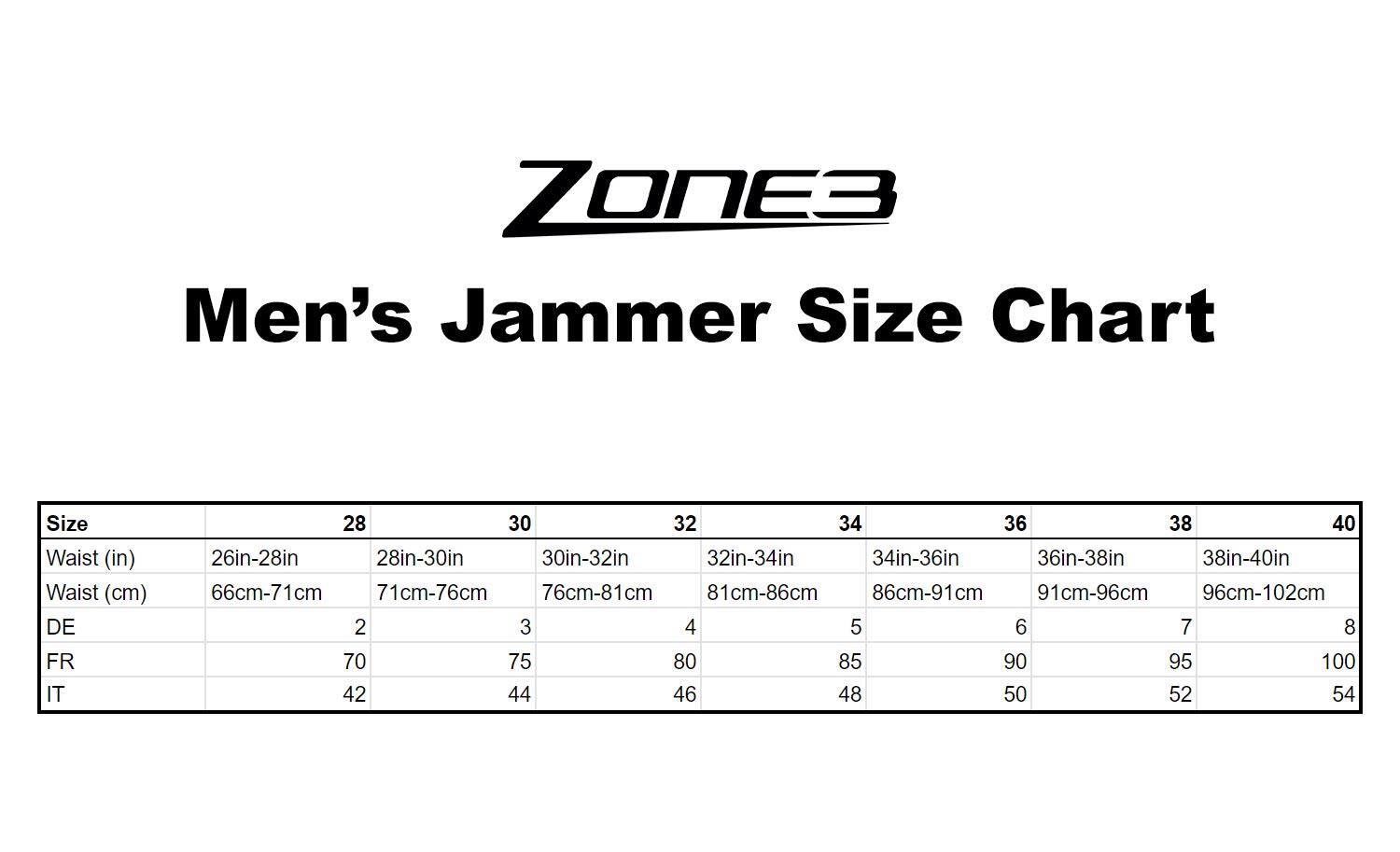 Zone3 Men's Performance Speed Jammer - Blue 3/5