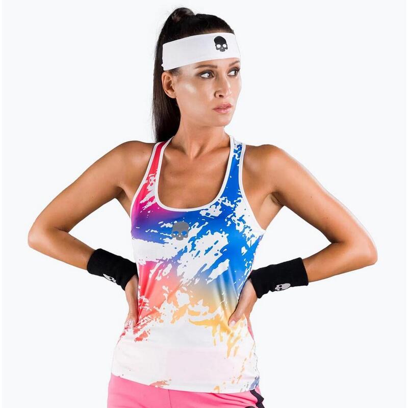 Koszulka tenisowa damska bez rękawów Hydrogen Brush Tank Top