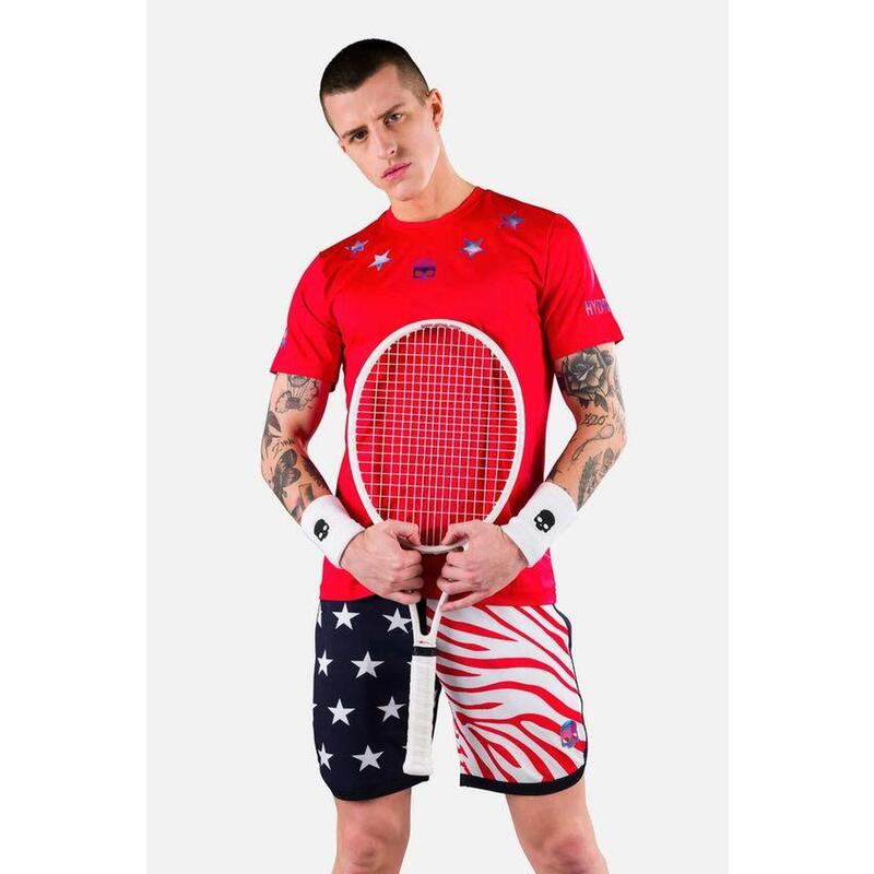 Koszulka tenisowa męska z krótkim rękawem Hydrogen star tech tee