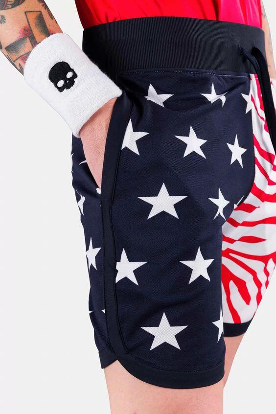 Spodenki tenisowe męskie Hydrogen star shorts 3/5