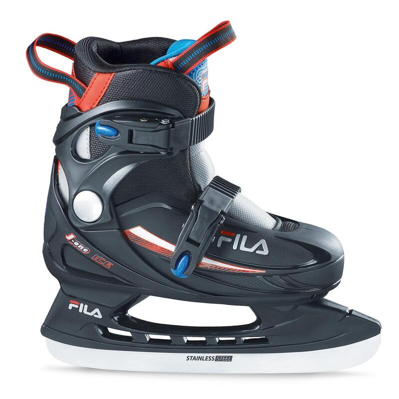 Fila J-one patin réglable pour enfants in het Zwart en oranje - Kids