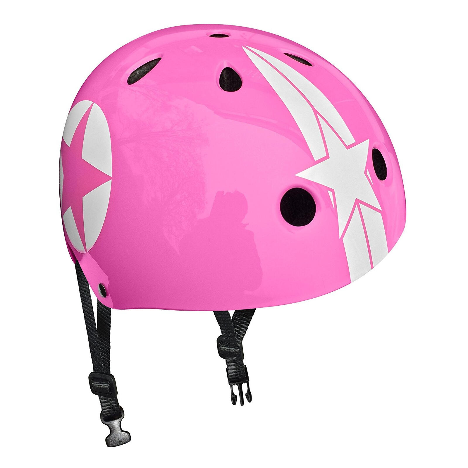 Capacete criança stamp star tam. 54-60 cm rosa
