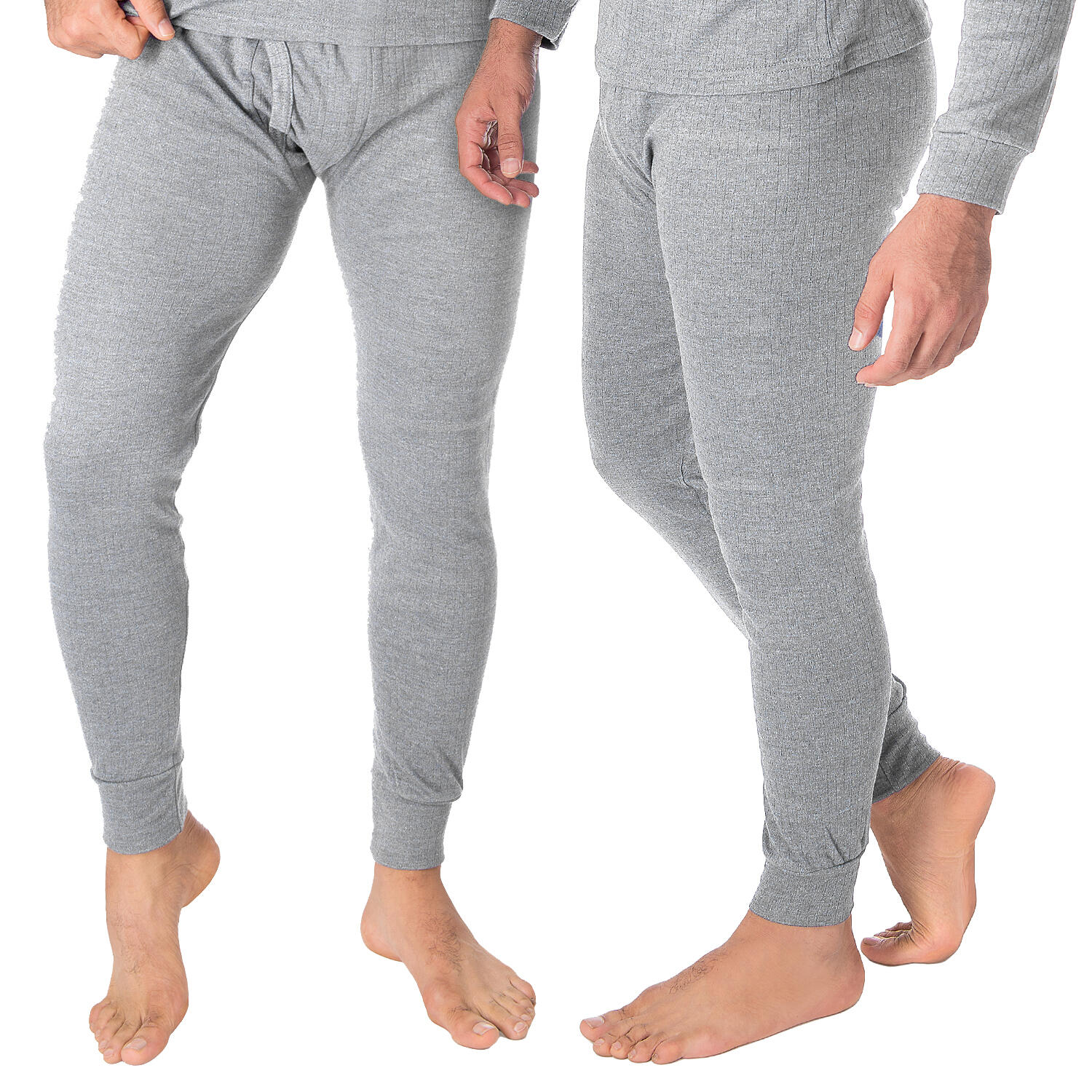 BLACK SNAKE 2 pantaloni termici | Intimo sportivo | Uomo | Pile interno | Grigio