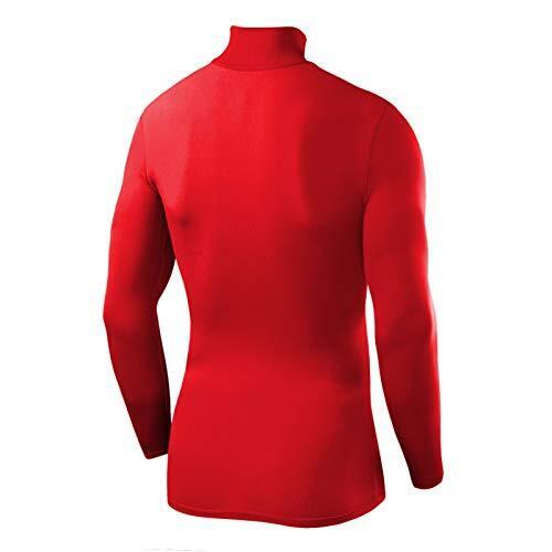 Top a maniche lunghe a collo alto da uomo Baselayer