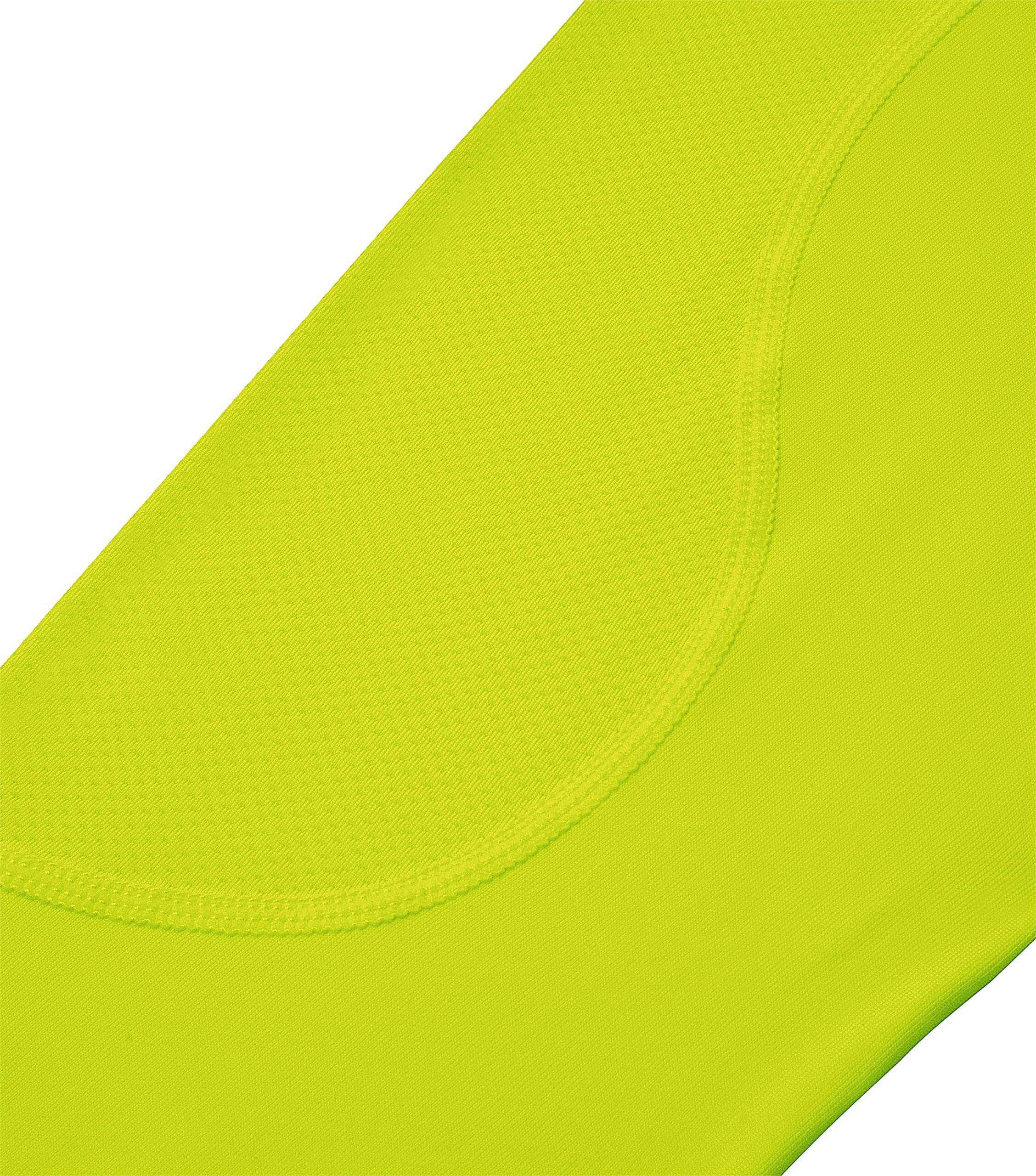 Boys' HyperFusion Breathable Base Layer Compression Top -Mock - Lime Punch 5/5