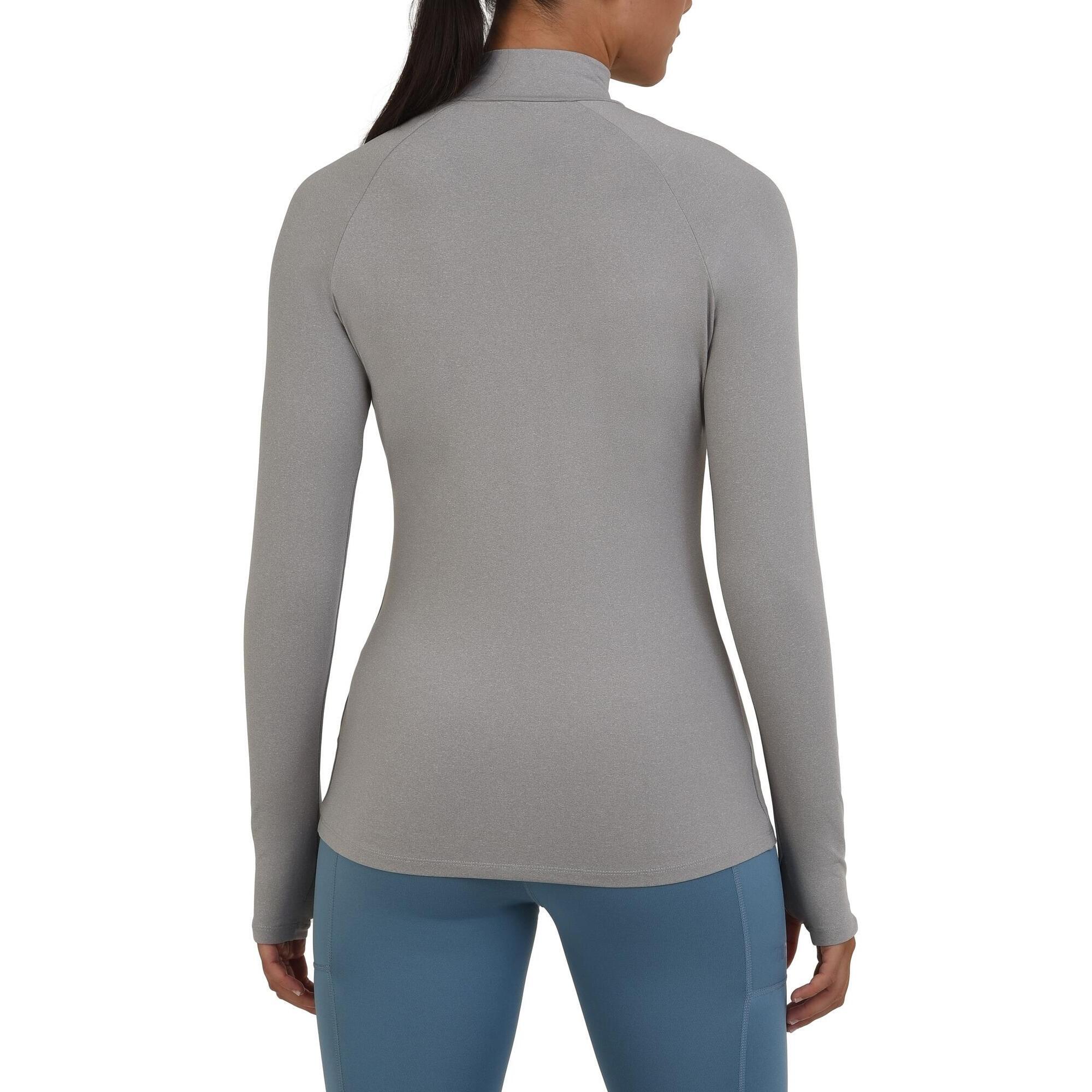 SuperThermal Camiseta de Compresion de Manga Larga con Cuello Alto para Mujer Decathlon