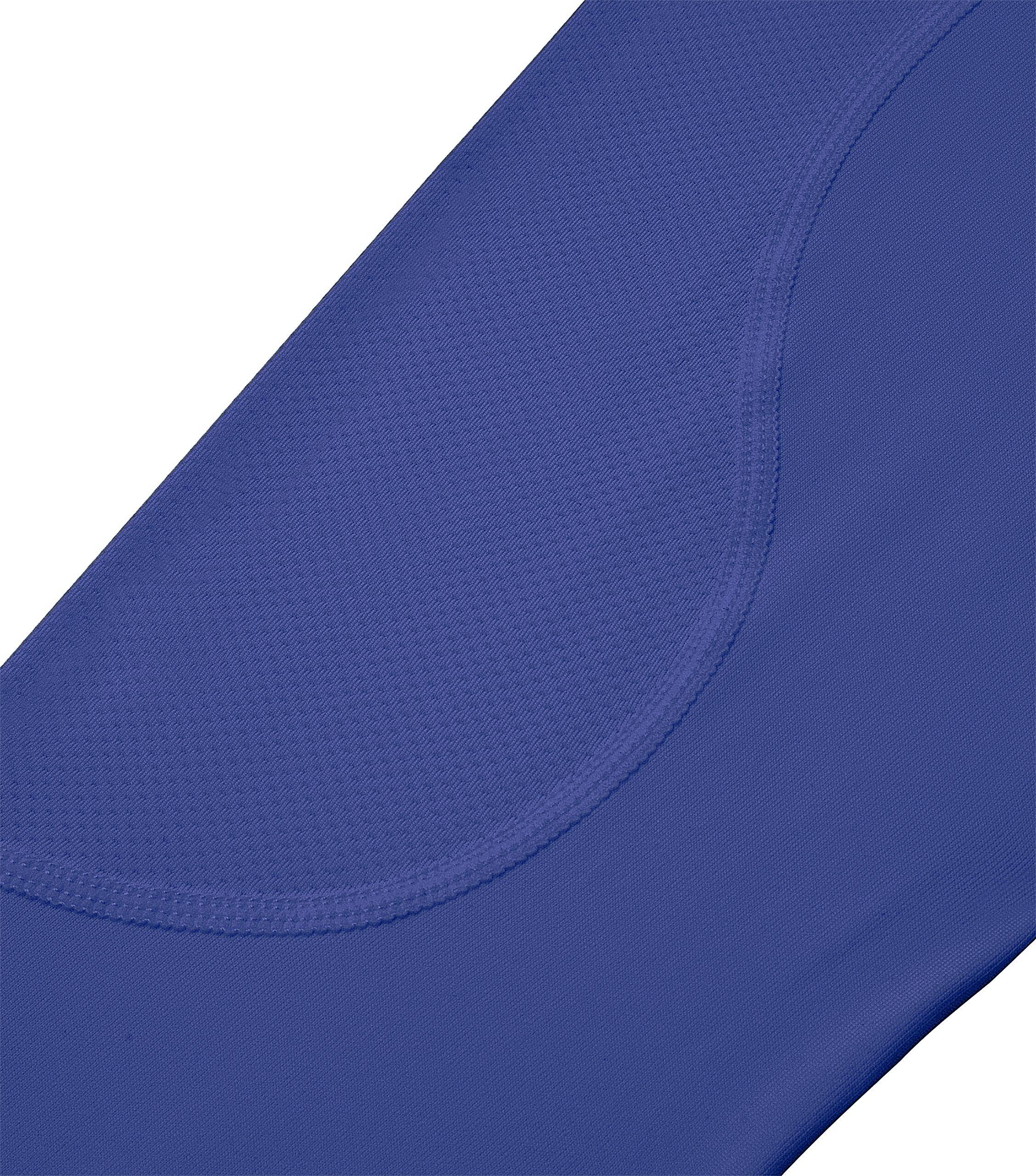 Men's HyperFusion Breathable Base Layer Compression Top - Dazzling Blue 4/5