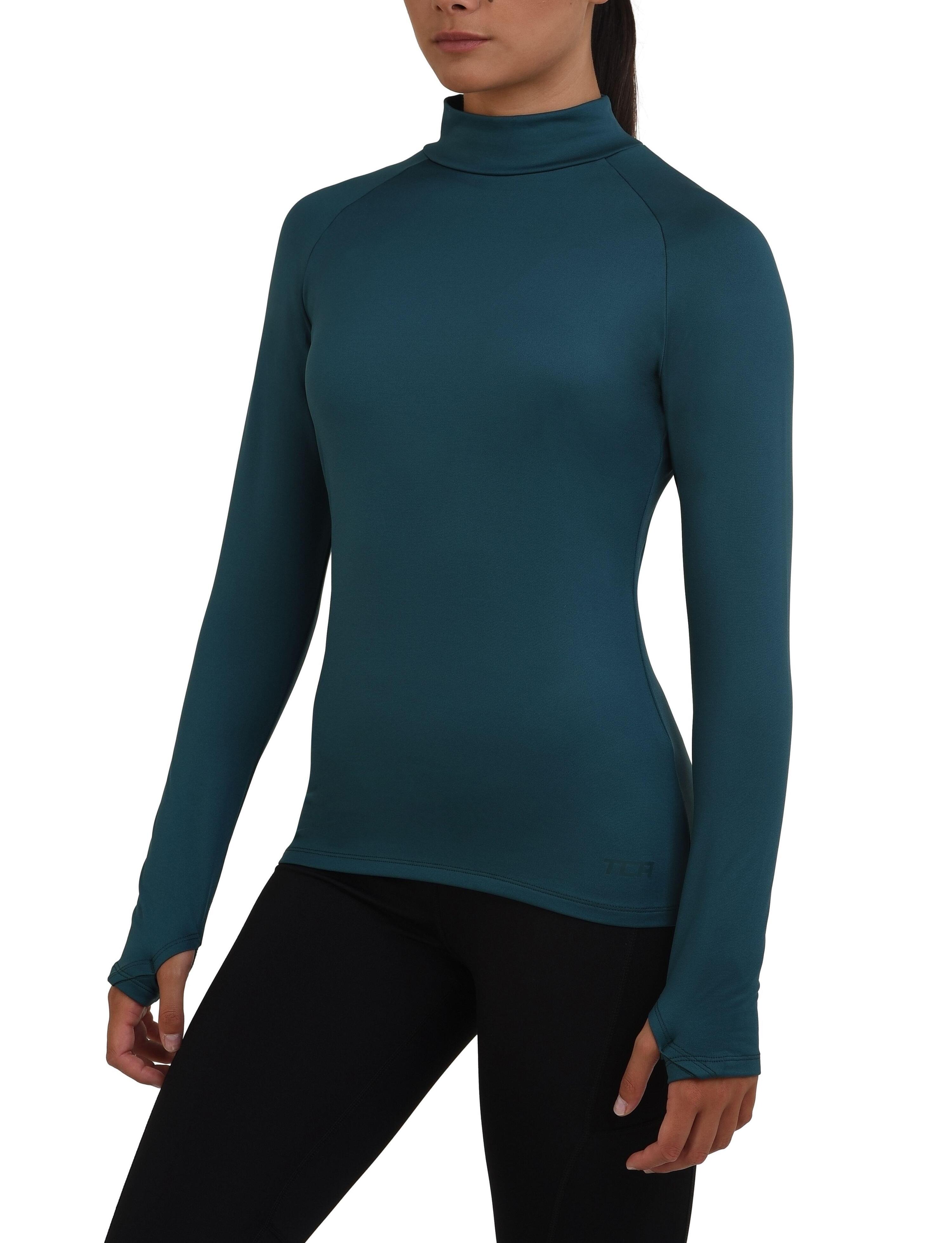 Women's Super Thermal Base Layer Top - Mock Neck - Atlantic Deep 2/4