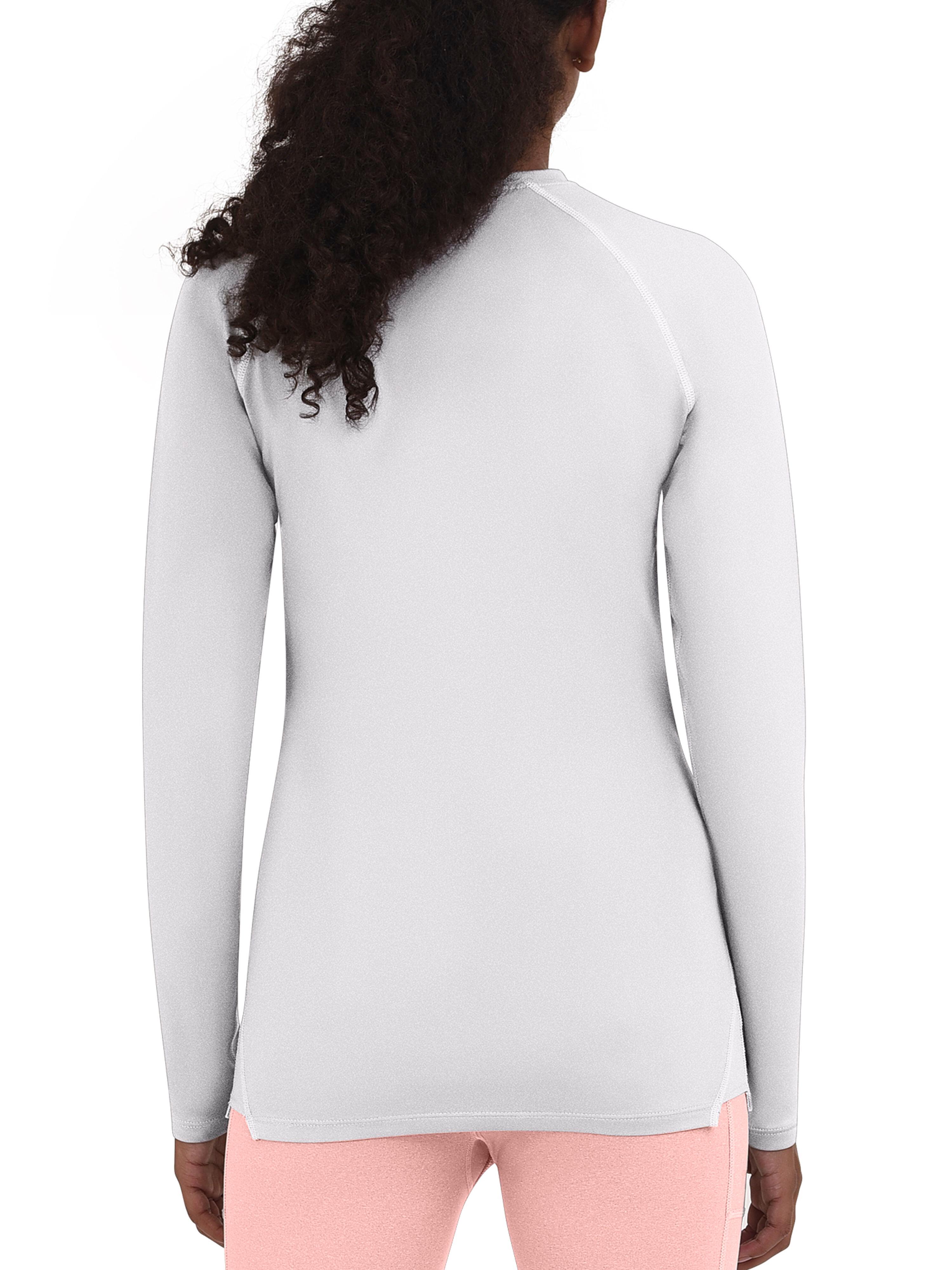 Girls' Super Thermal Base Layer Top - Cloud White 3/5