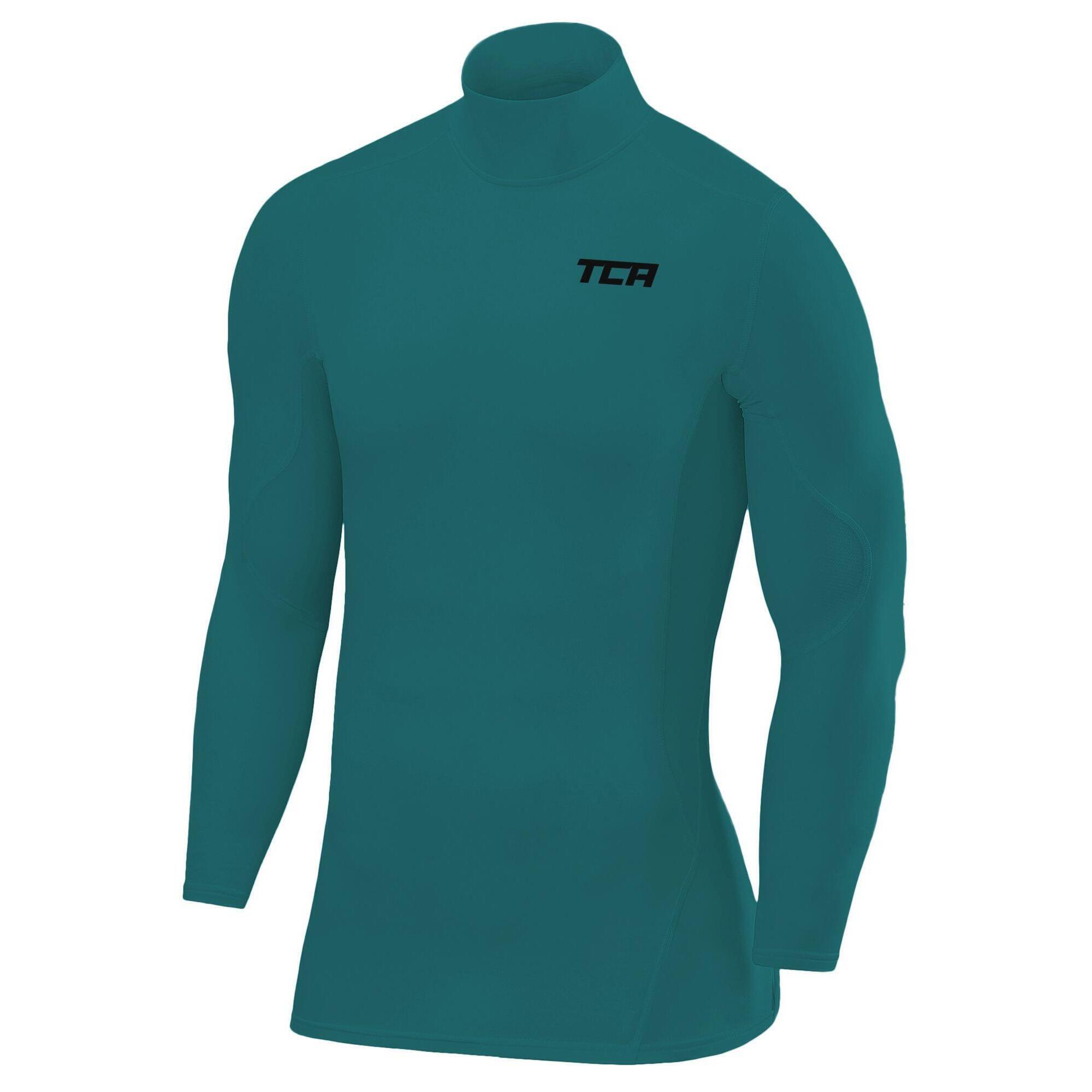 Top girocollo a manica lunga SuperThermal Baselayer da uomo |  Tca