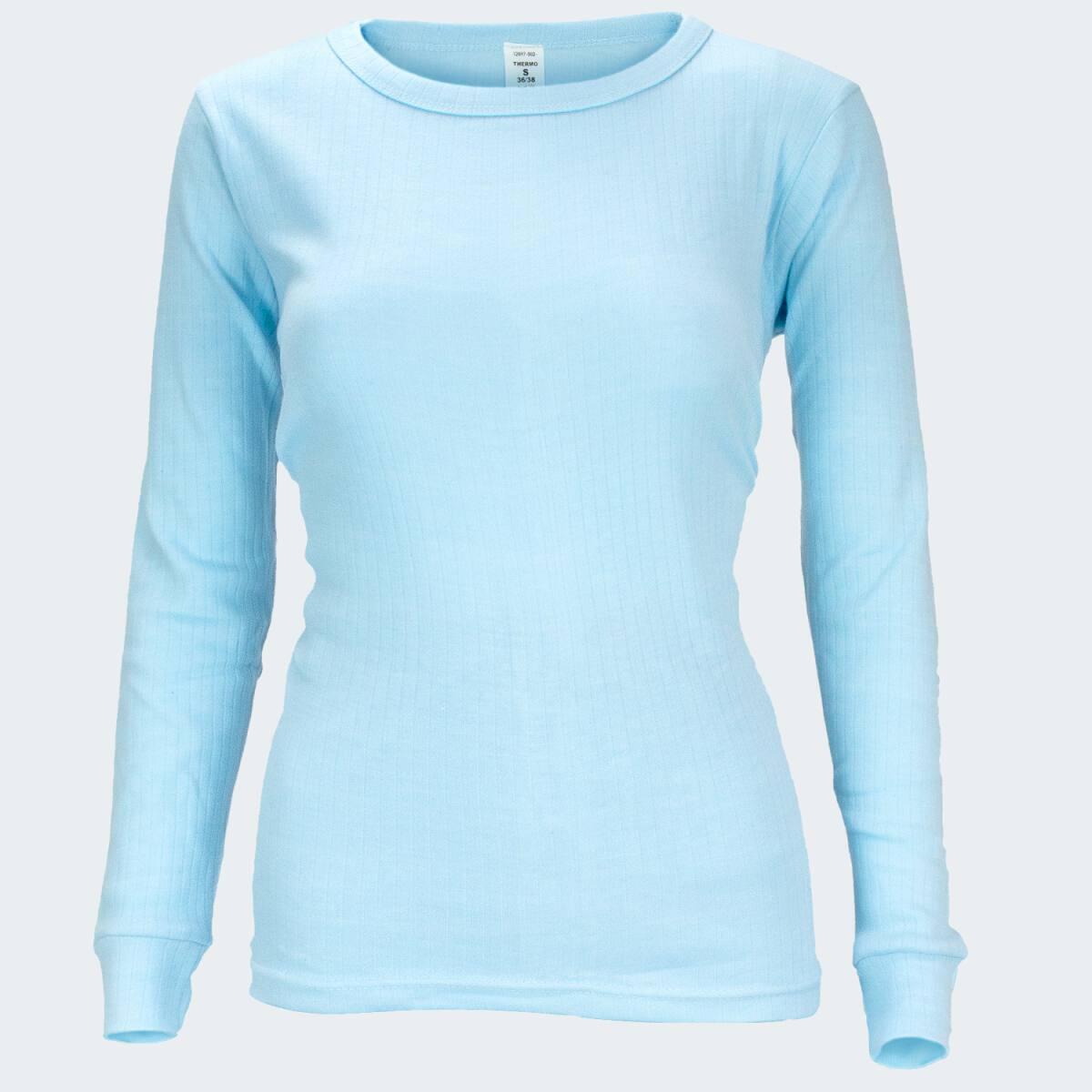 2 t-shirts thermiques | Sous-vêtements | Femmes | Polaire | Bleu clair 4/6