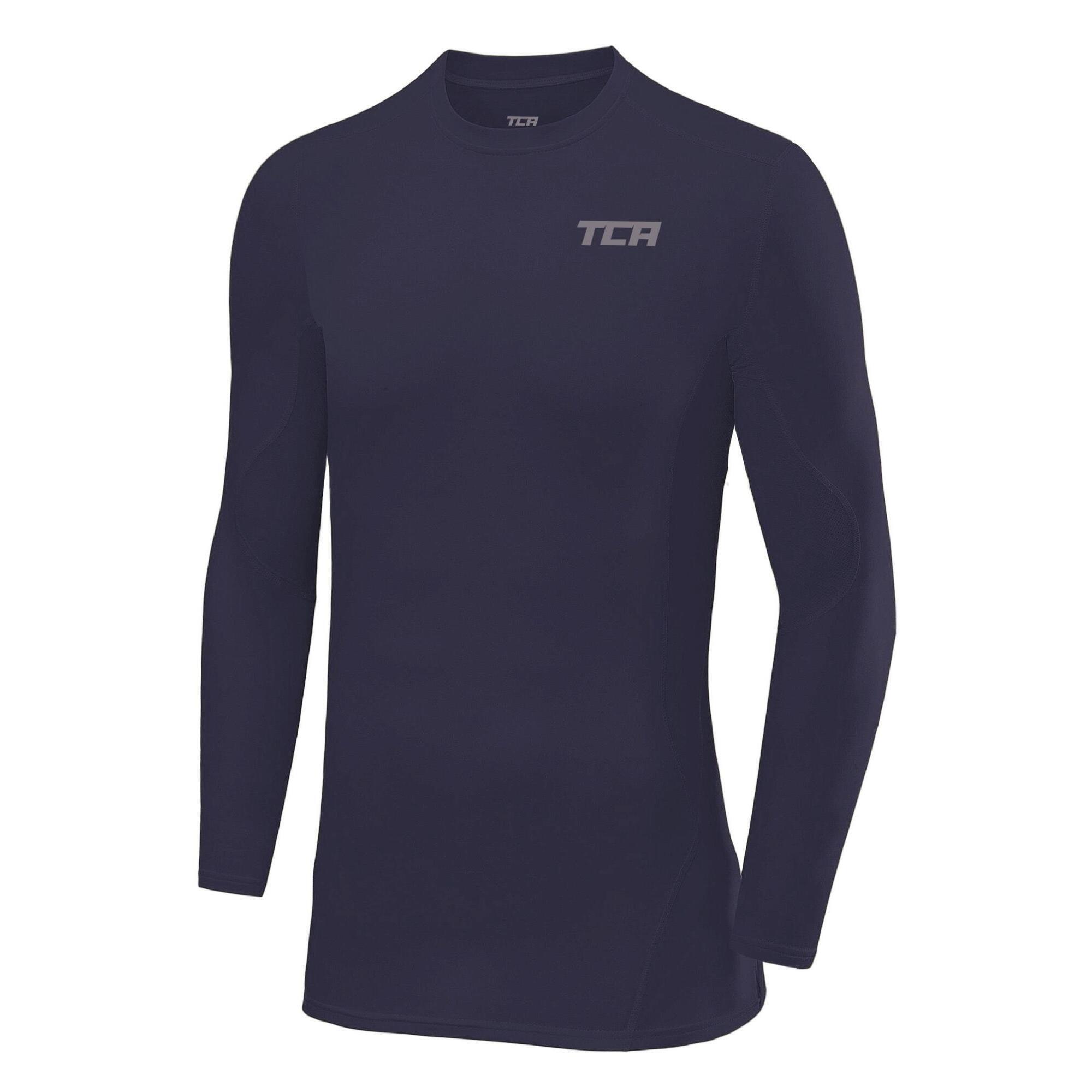 Boys' Super Thermal Compression Top - Graphite 1/5