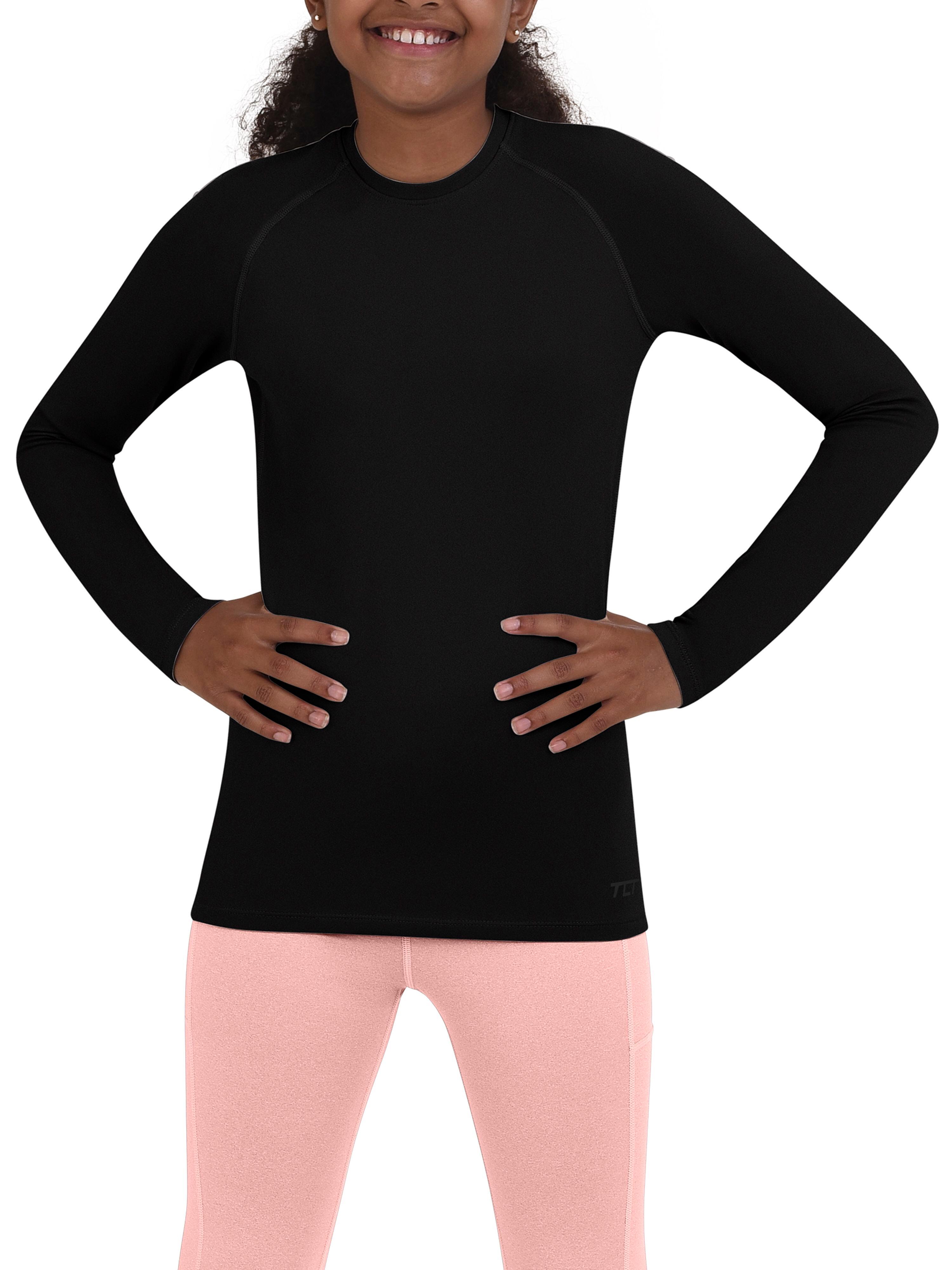 Girls' Super Thermal Base Layer Top - Black Rock 2/5