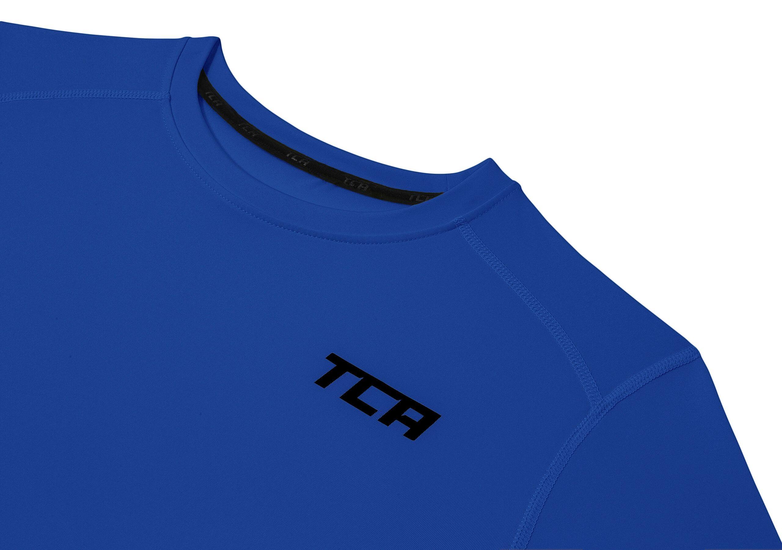 Boys' Performance Base Layer Compression Top - Dazzling Blue 4/5