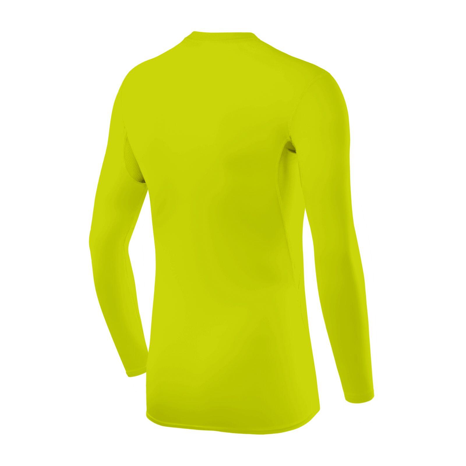 Boys' HyperFusion Breathable Base Layer Compression Top - Lime Punch 3/5