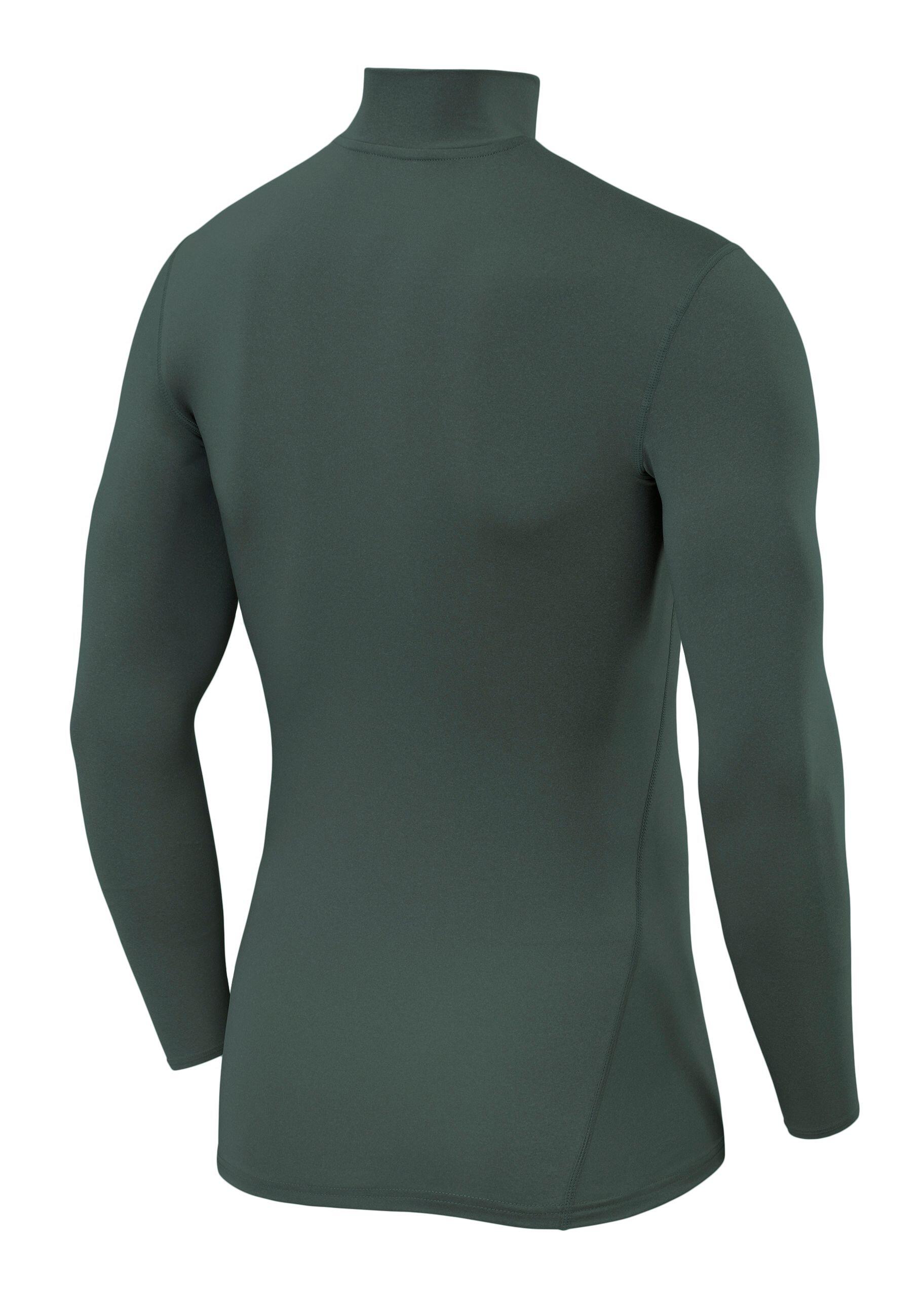 Boys' Performance Base Layer Compression Top - Mock - Darkest Spruce 3/5