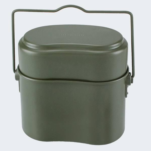 Camping-Kochgeschirr | Aluminium | Topf, Pfanne, Teller | 1 Kochgeschirr Set 3/5