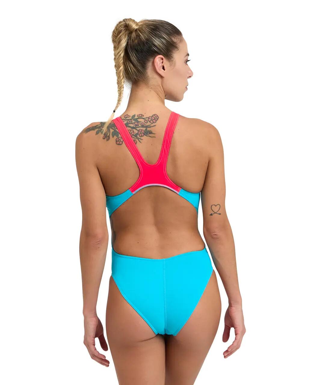 Arena Damen Badeanzug Women`s Team Swimsuit Swim Tec 004763 2/6