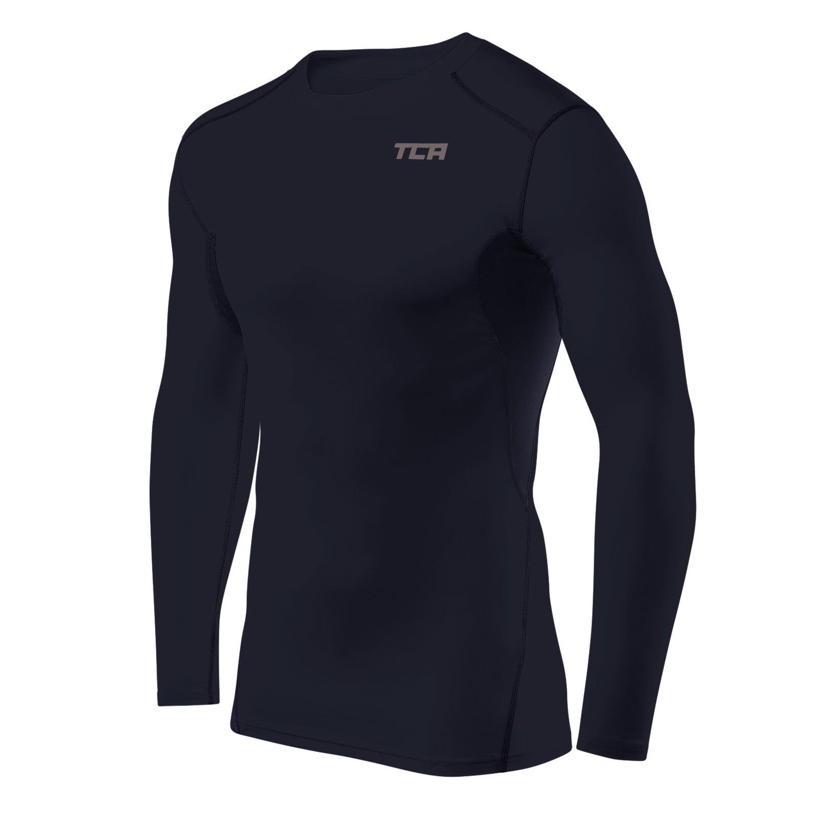 Men's HyperFusion Breathable Base Layer Compression Top - Navy Blazer 2/5