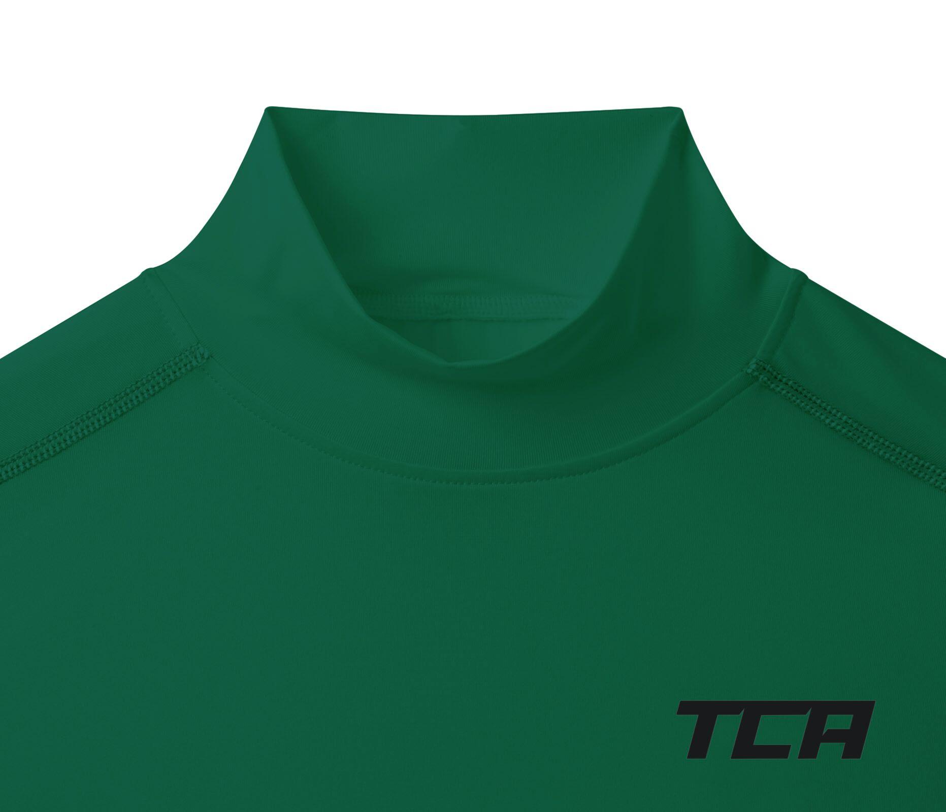 Men's HyperFusion Breathable Base Layer Compression Top - Mock - Cadmium Green 4/5