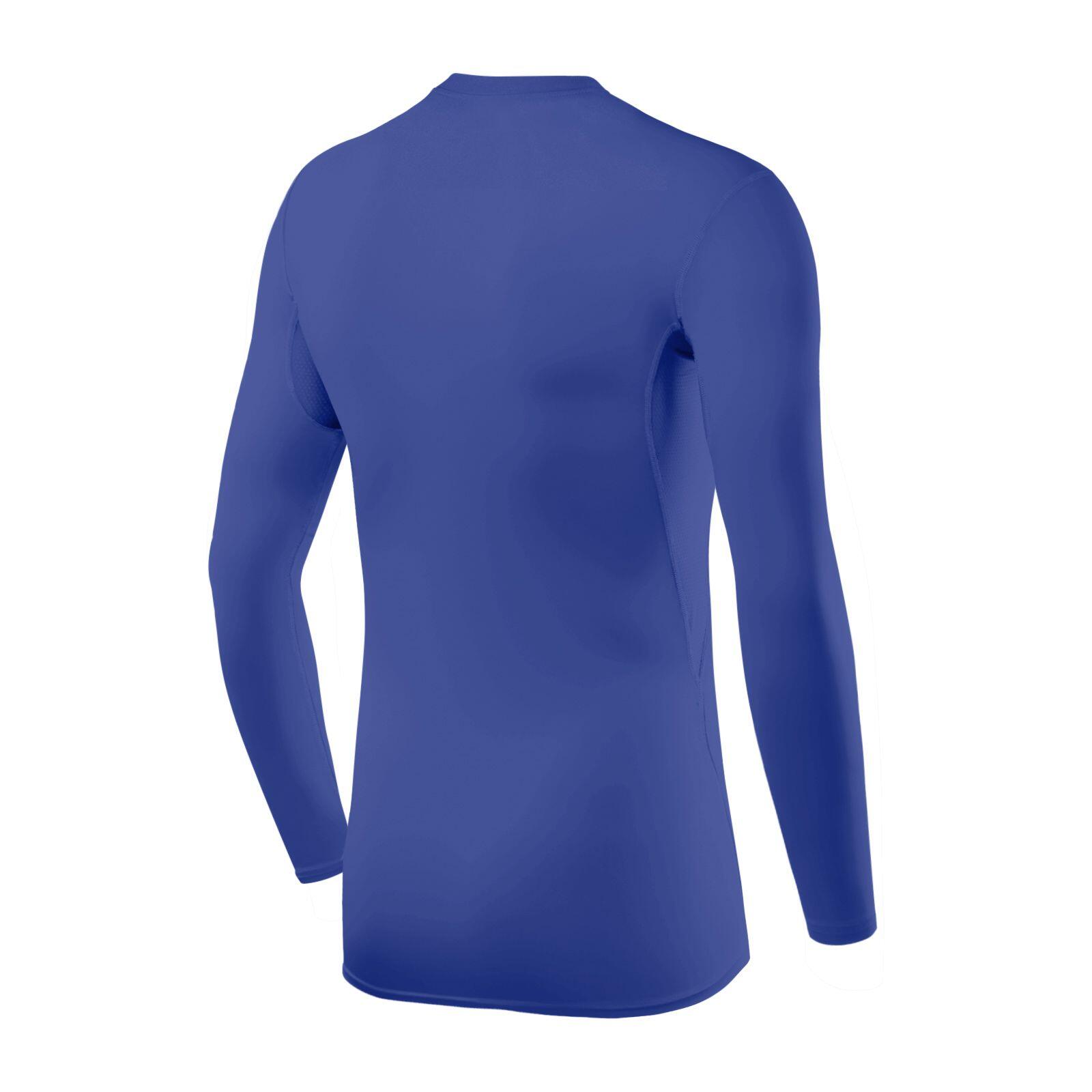 Boys' HyperFusion Breathable Base Layer Compression Top - Dazzling Blue 3/5