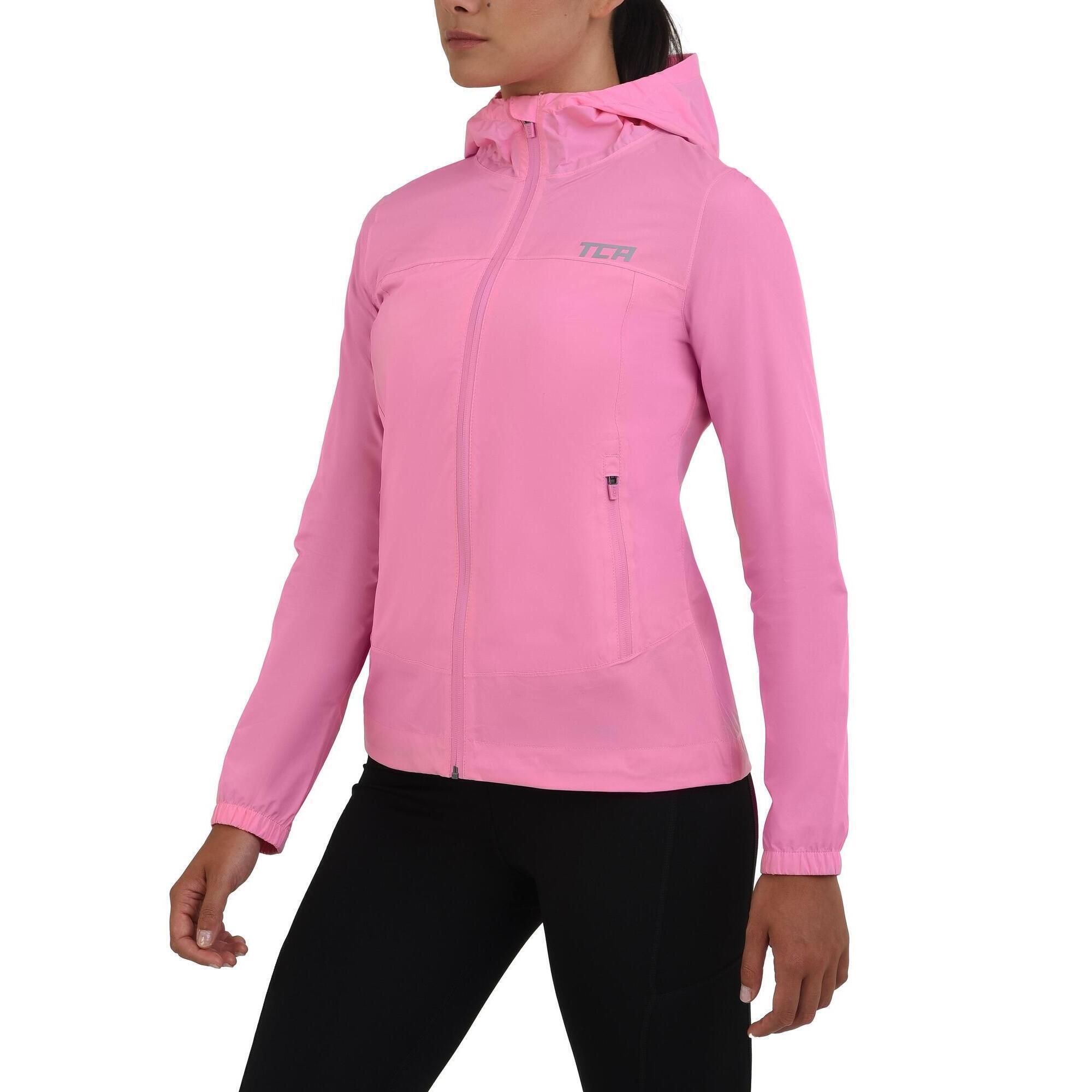 Women's AirLite Rain Jacket with Zip Pockets - Sachet Pink 1/5