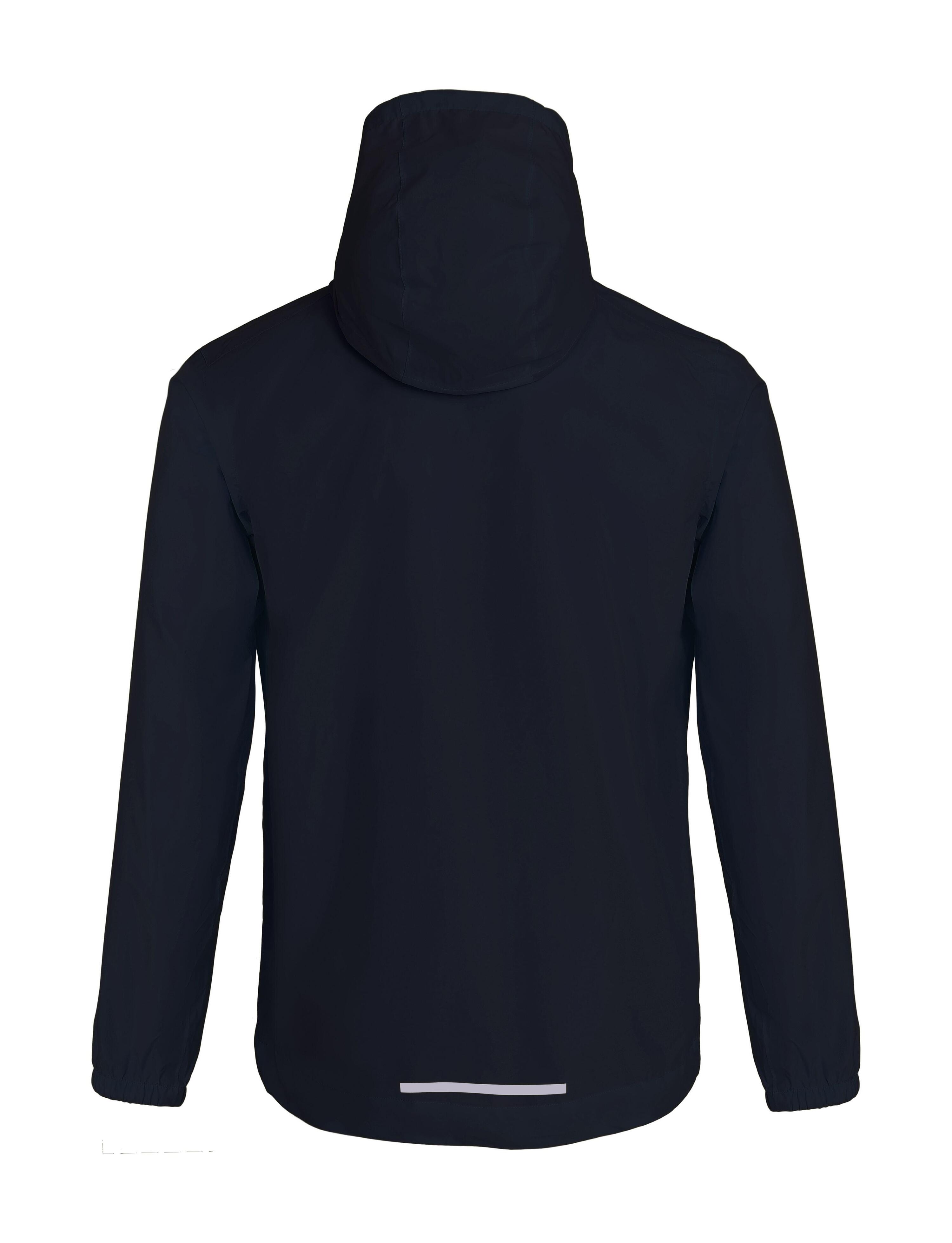 Boys' AirLite Rain Jacket with Zip Pockets - Navy Blazer 3/5