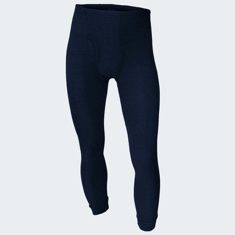 2 pantalons thermiques | Sous-vêtements | Hommes | Polaire | Bleu