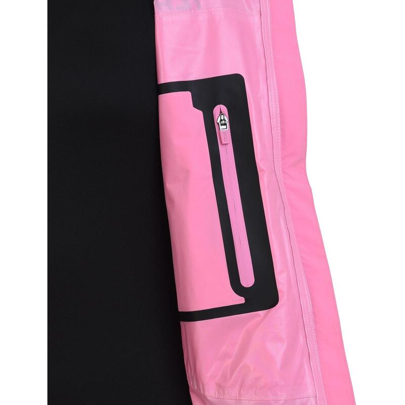 Giacca da pioggia per compagnia aerea da donna con tasche con zip