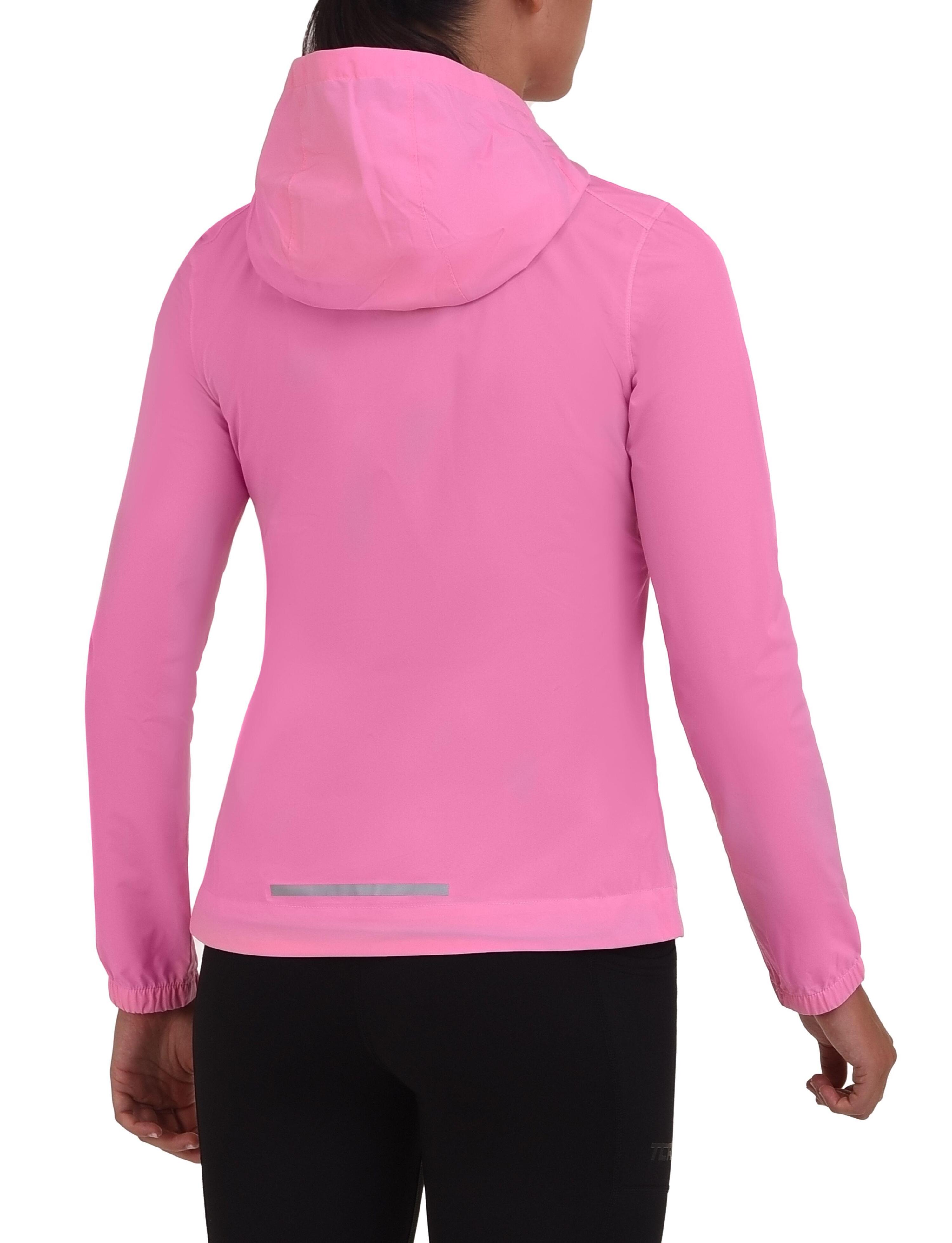Women's AirLite Rain Jacket with Zip Pockets - Sachet Pink 3/5