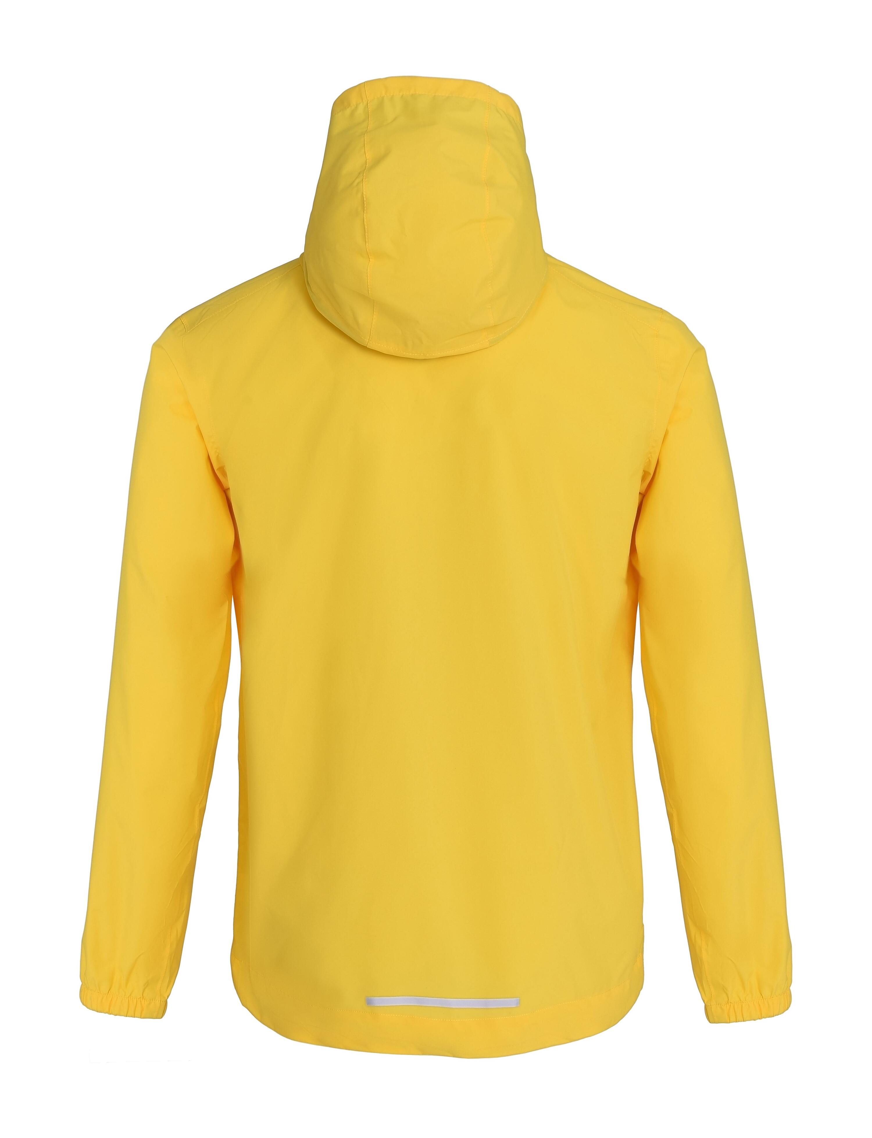 Boys' AirLite Rain Jacket with Zip Pockets - Vibrant Yellow 3/5
