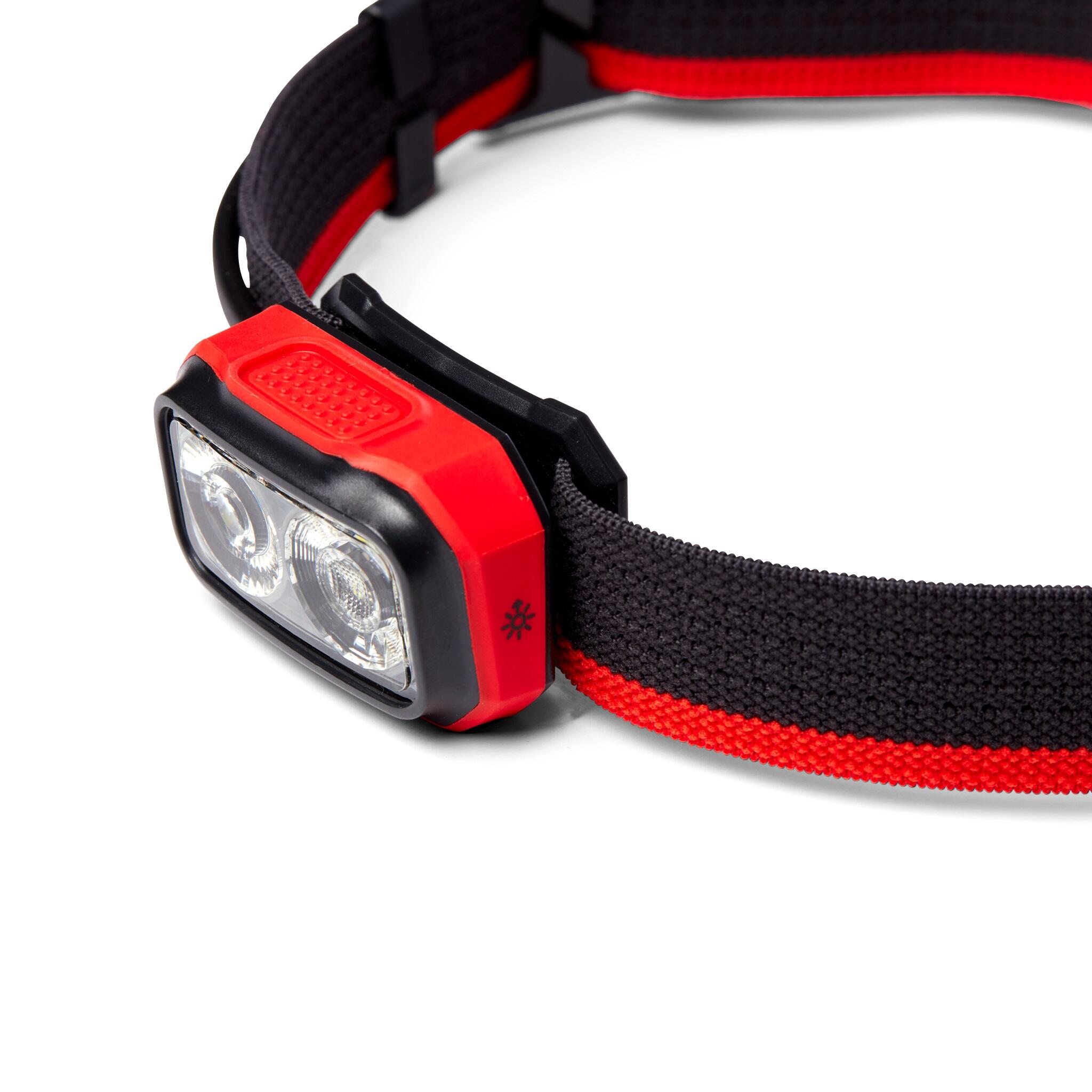 Lampe frontale Black Diamond Onsight 375 lm Dual‑Fuel IP67 pivotante 4/7