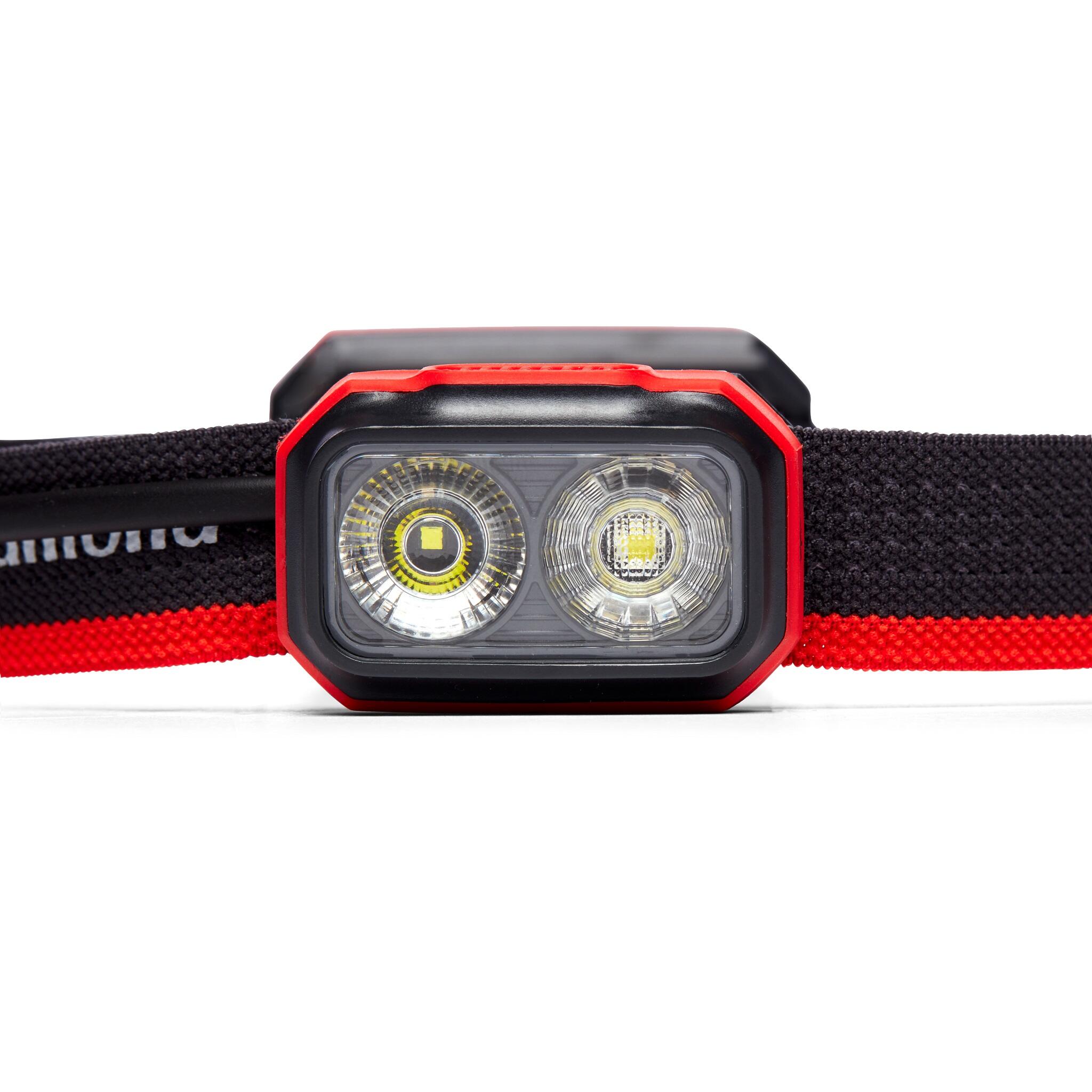 Lampe frontale Black Diamond Onsight 375 lm Dual‑Fuel IP67 pivotante 3/7