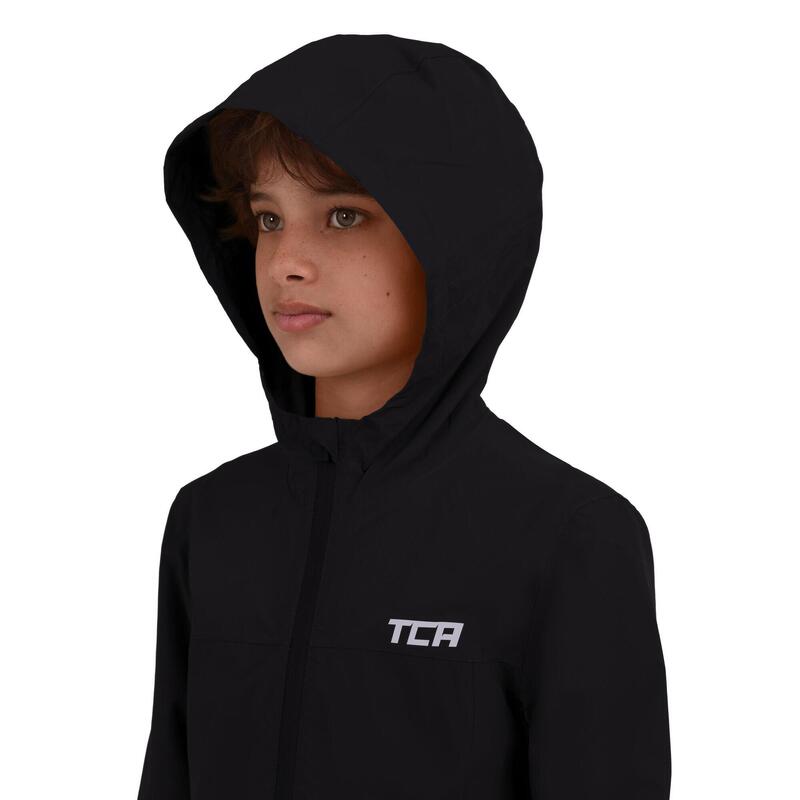 Boy's Airlite 2.0 Rain Jacket met ritszakken