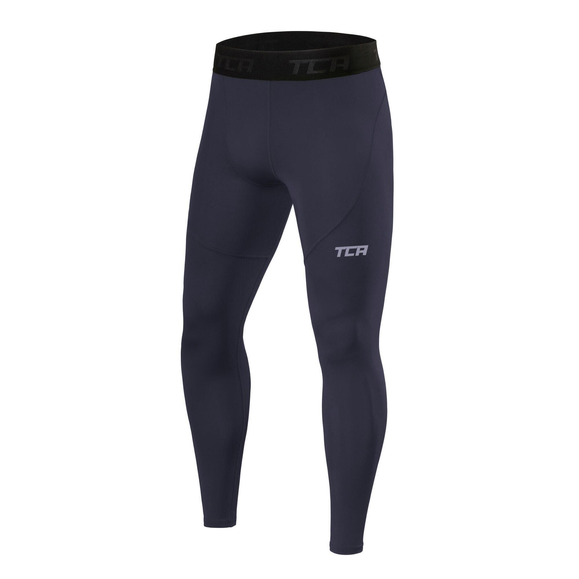 TCA Men's Power Compression Tights - Graphite