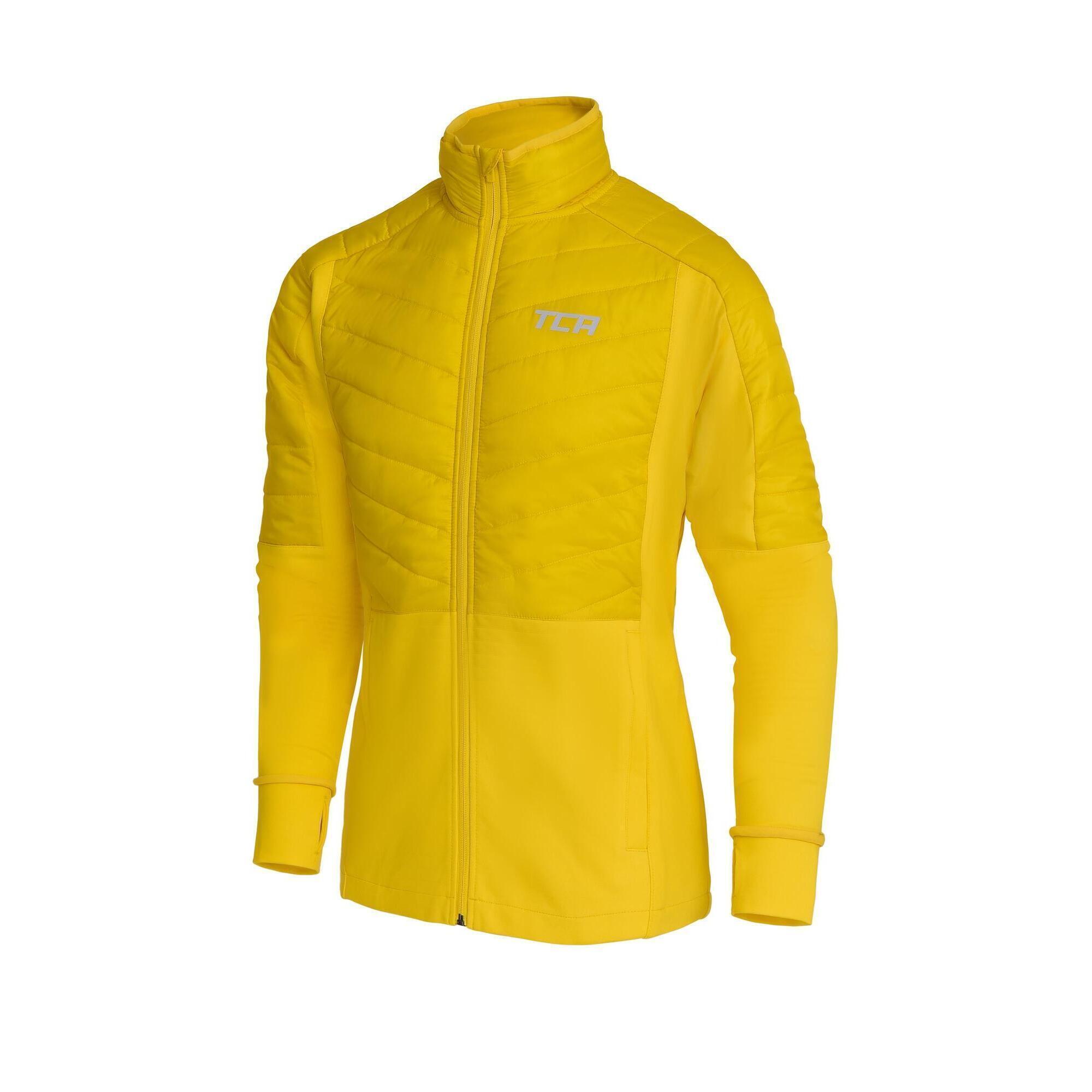TCA Men's Excel All-Season Lightweight Jacket - Vibrant Yellow