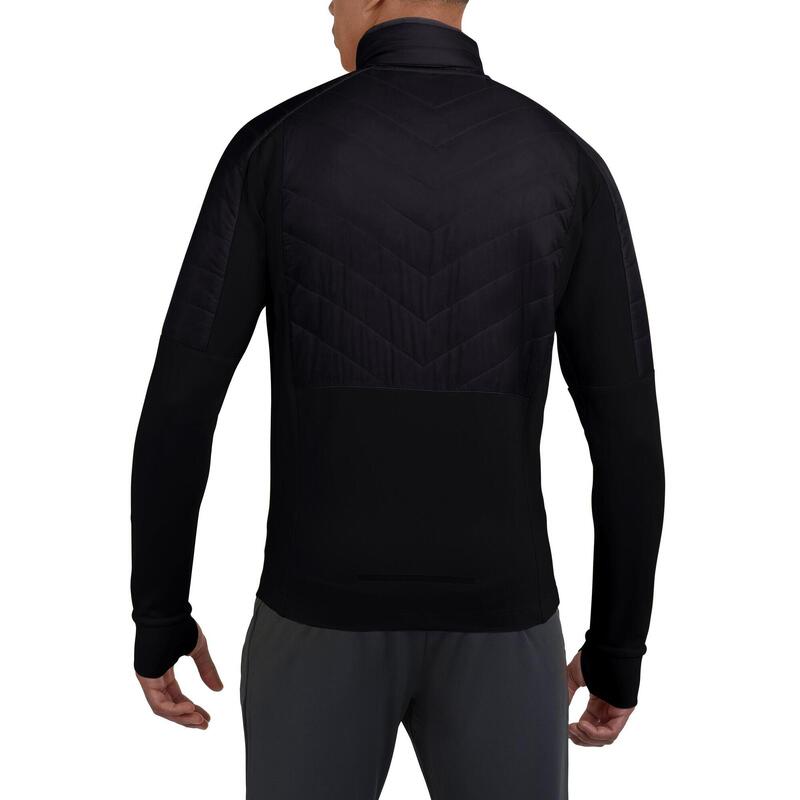 Veste de course superhermique pour hommes avec poches zippées et capot